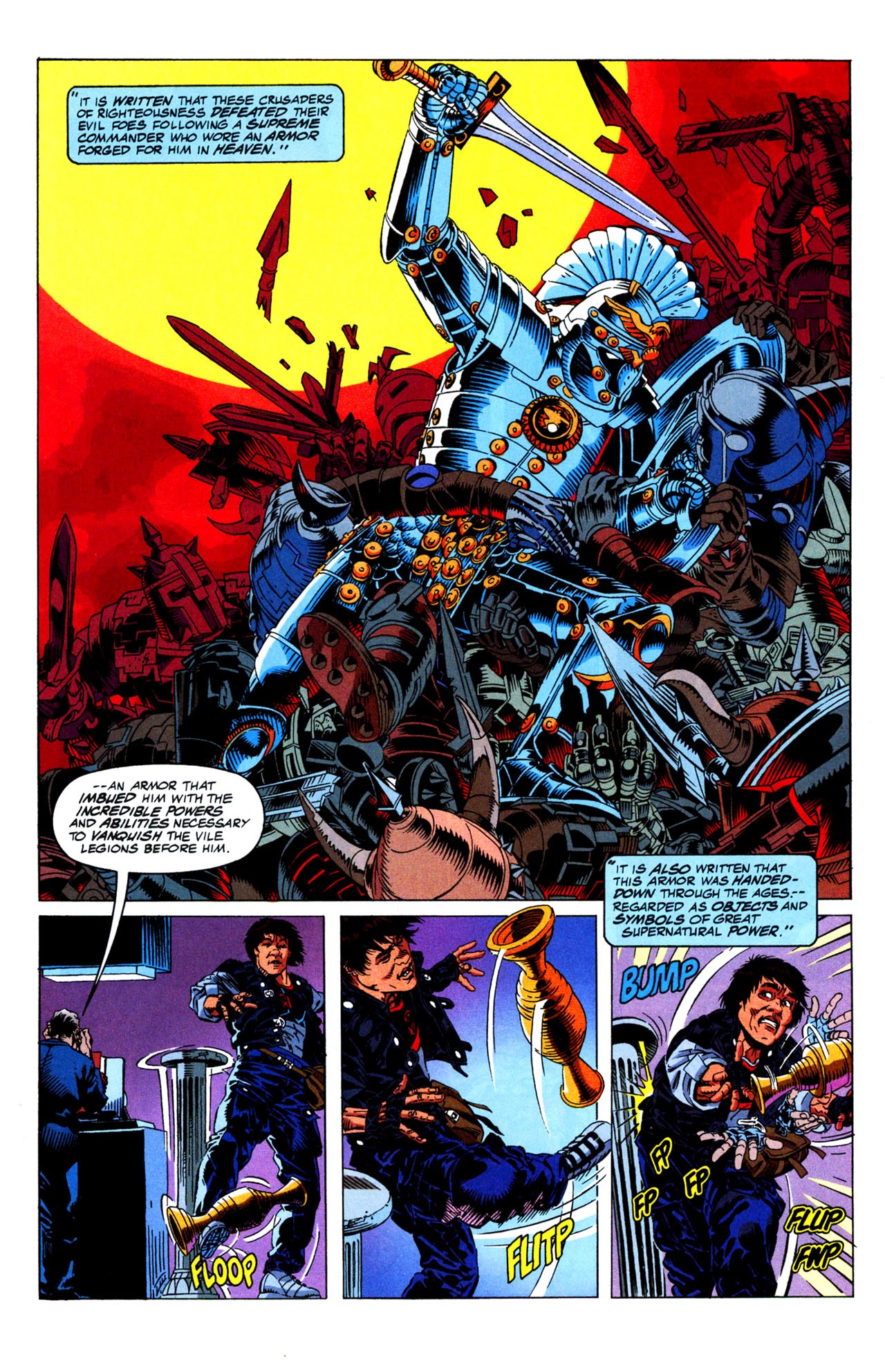 Read online Jackie Chan's Spartan X: The Armour of Heaven comic -  Issue #1 - 15