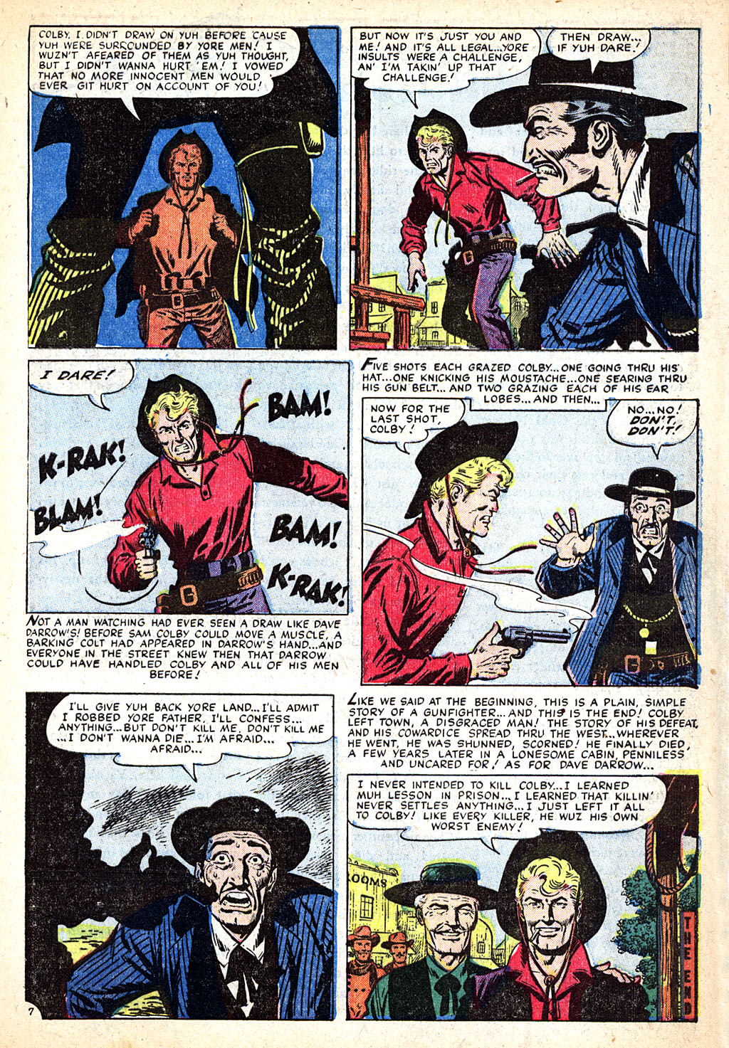 Read online Western Outlaws (1954) comic -  Issue #18 - 9