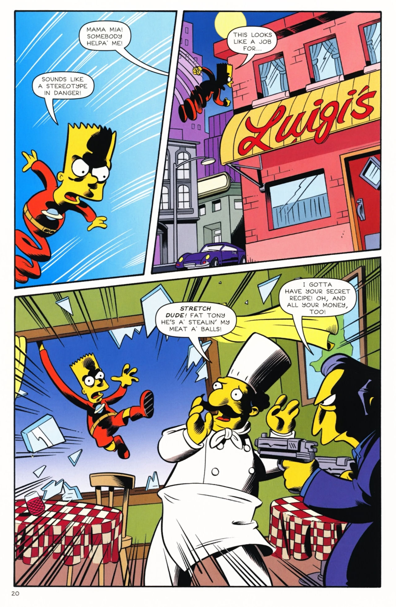Read online Bongo Comics Presents Simpsons Super Spectacular comic -  Issue #11 - 22