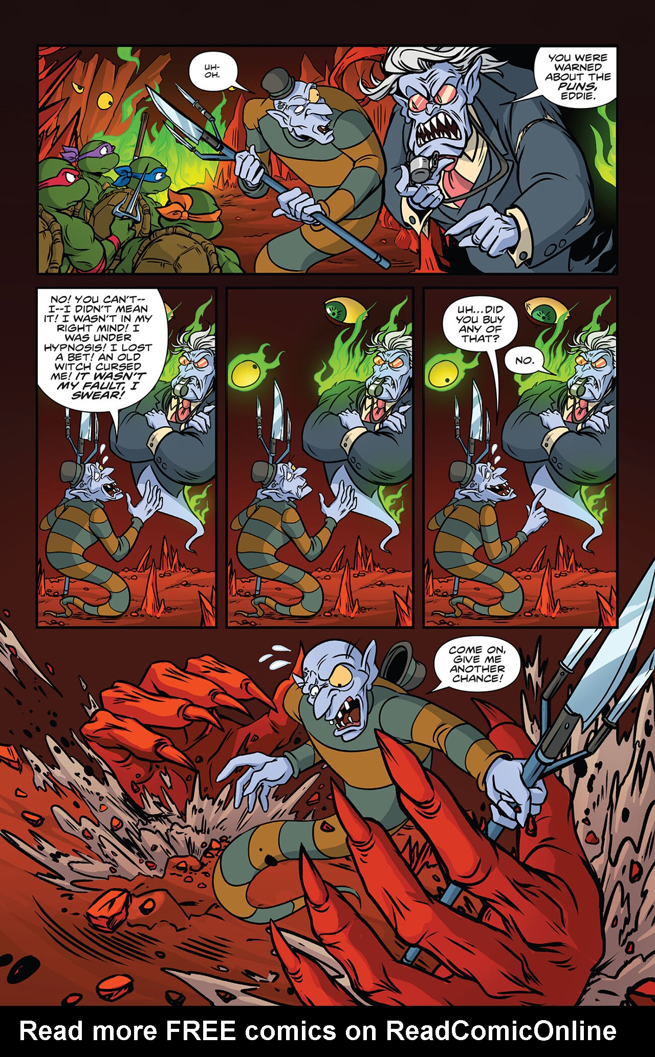 Read online Teenage Mutant Ninja Turtles: Saturday Morning Adventures – Halloween Special comic -  Issue # Full - 28