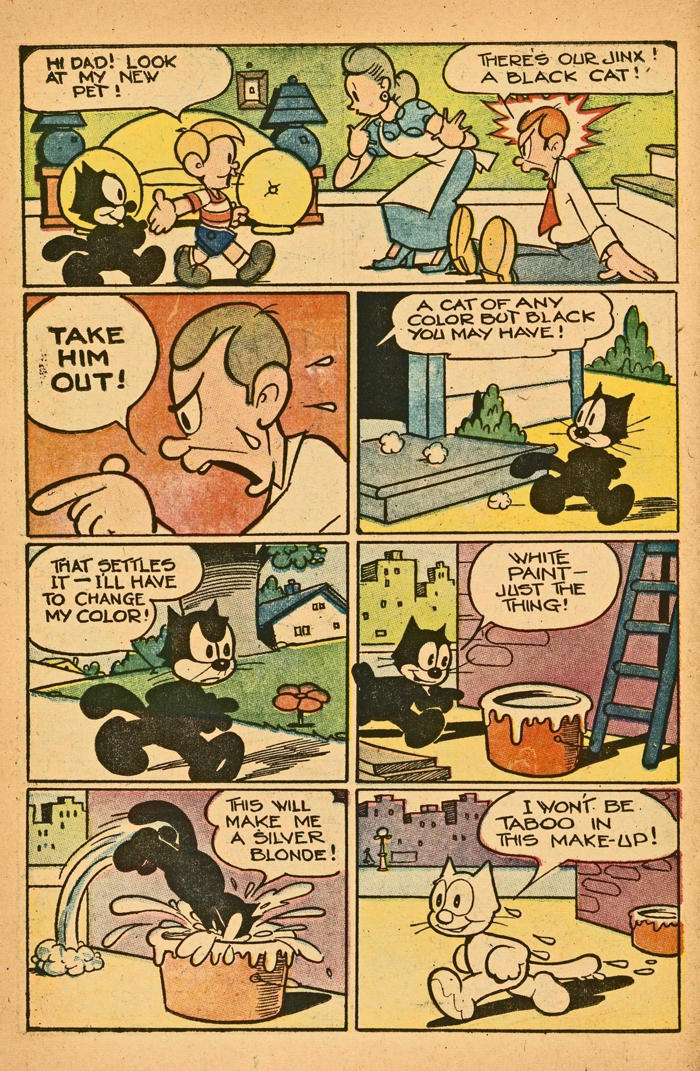 Read online Felix the Cat (1951) comic -  Issue #45 - 16