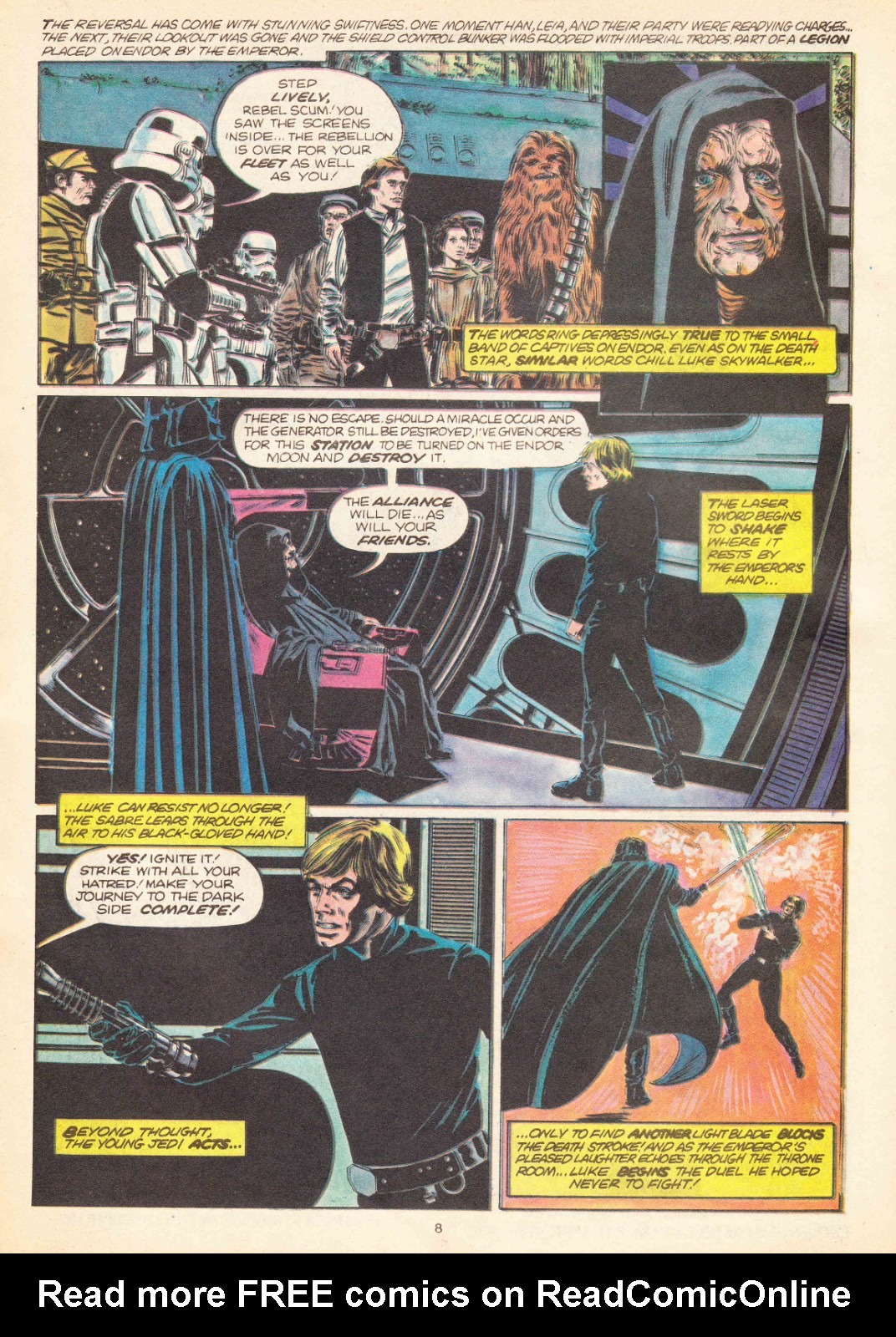 Read online Return of the Jedi comic -  Issue #7 - 8