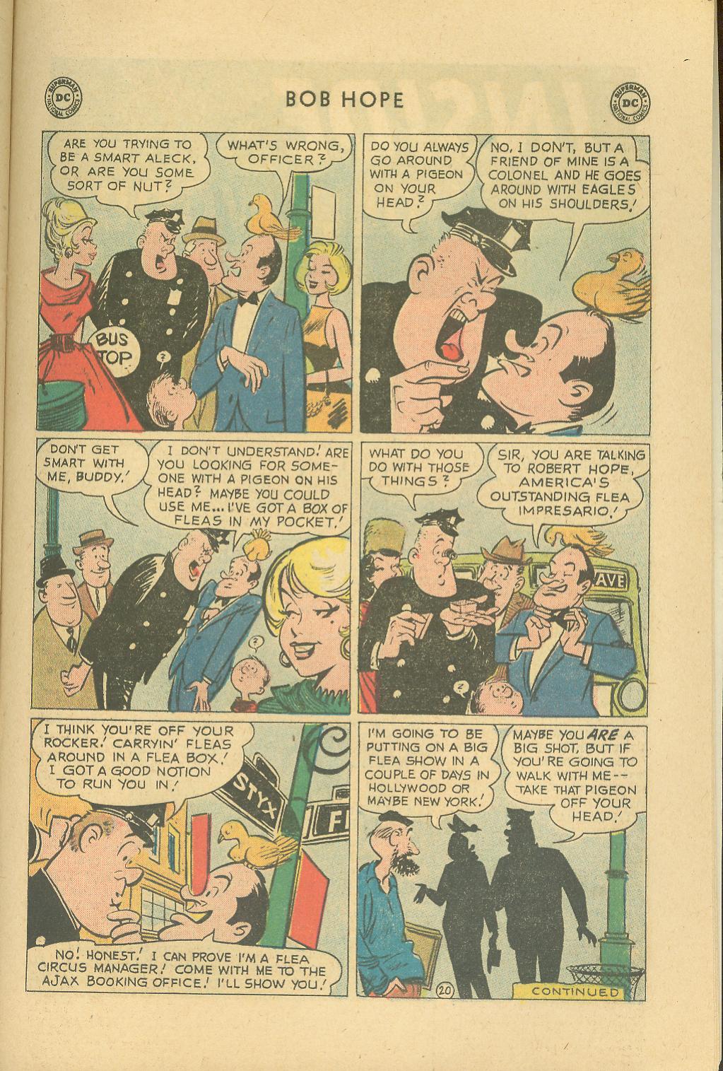 Read online The Adventures of Bob Hope comic -  Issue #67 - 23