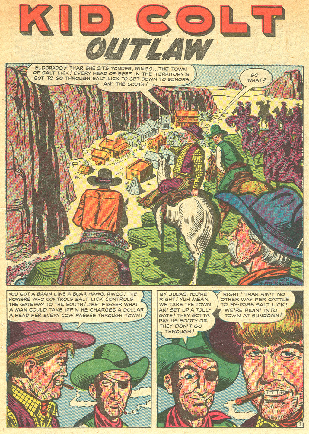 Read online Kid Colt Outlaw comic -  Issue #25 - 3
