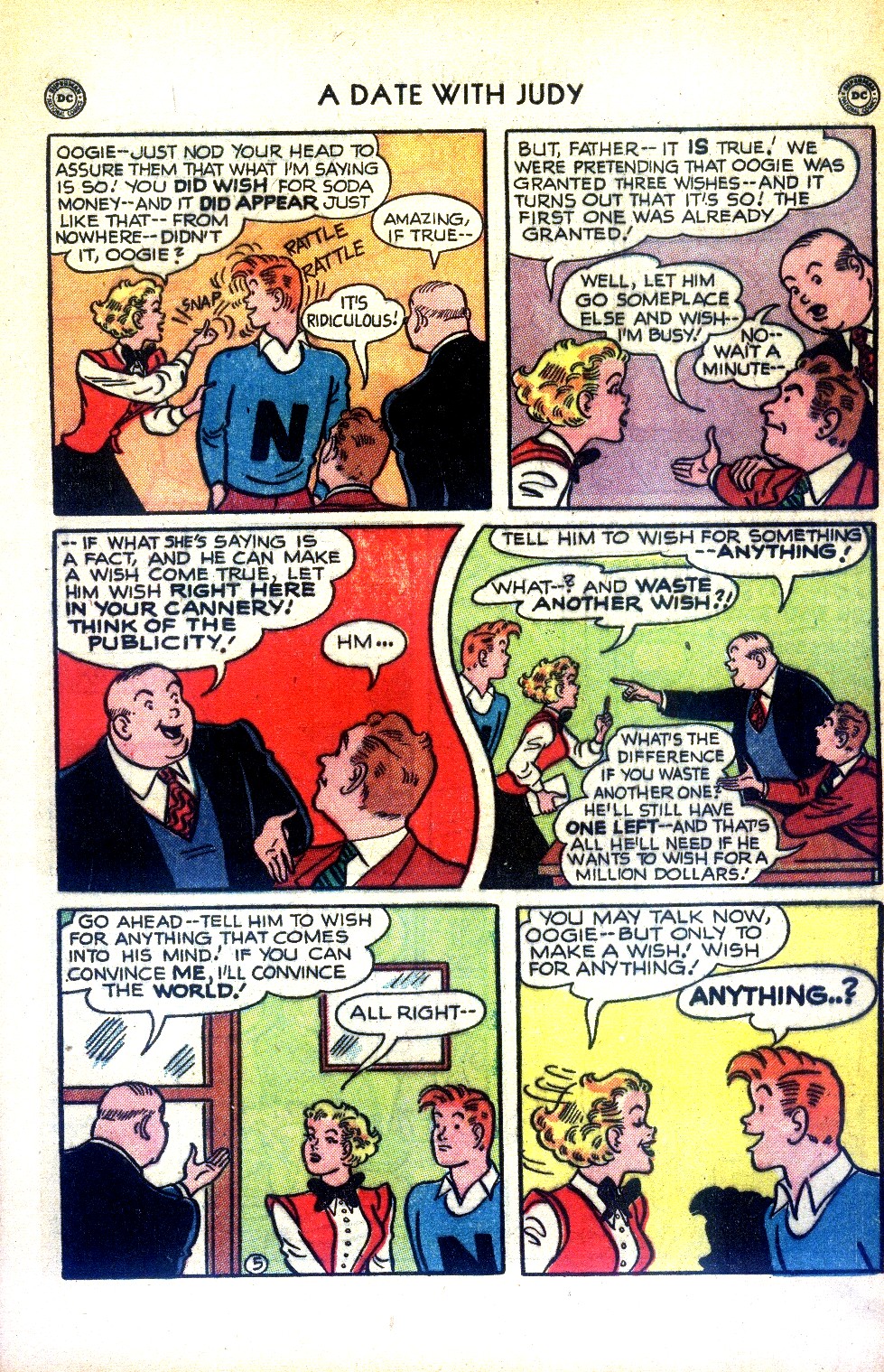 Read online A Date with Judy comic -  Issue #22 - 7