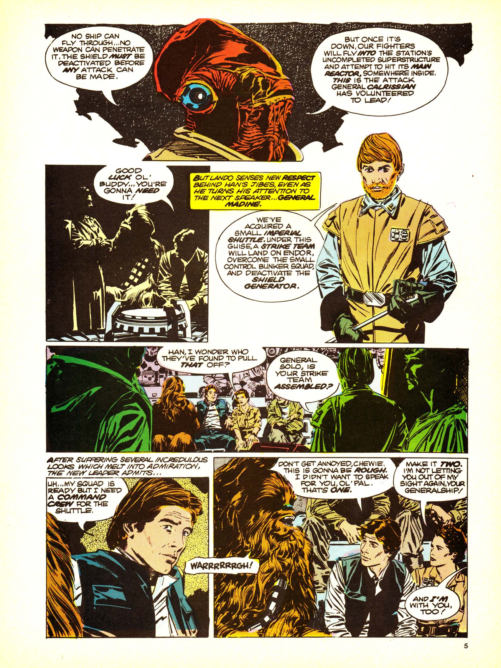 Read online Return of the Jedi comic -  Issue #153 - 5