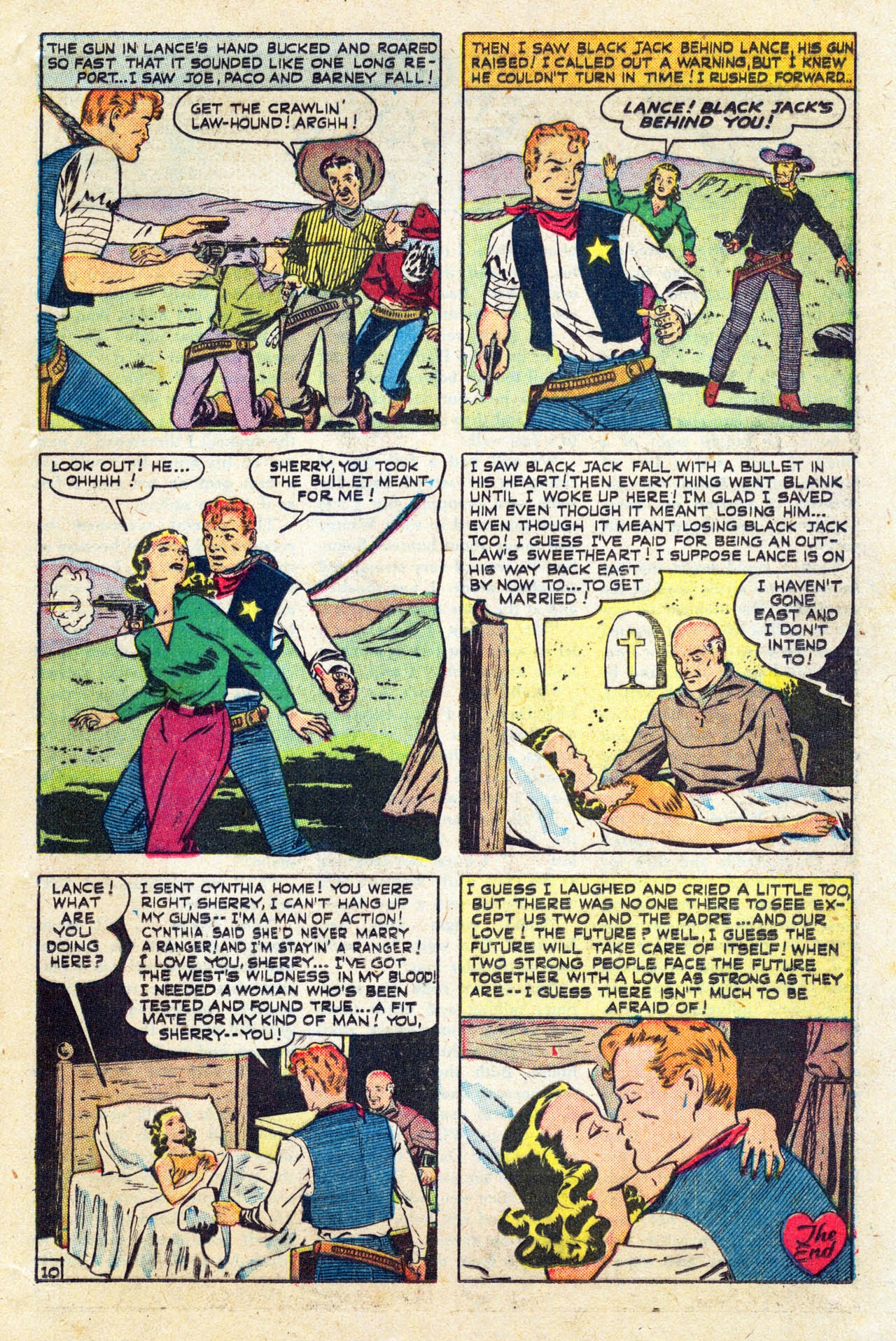 Read online Cowboy Romances comic -  Issue #3 - 23