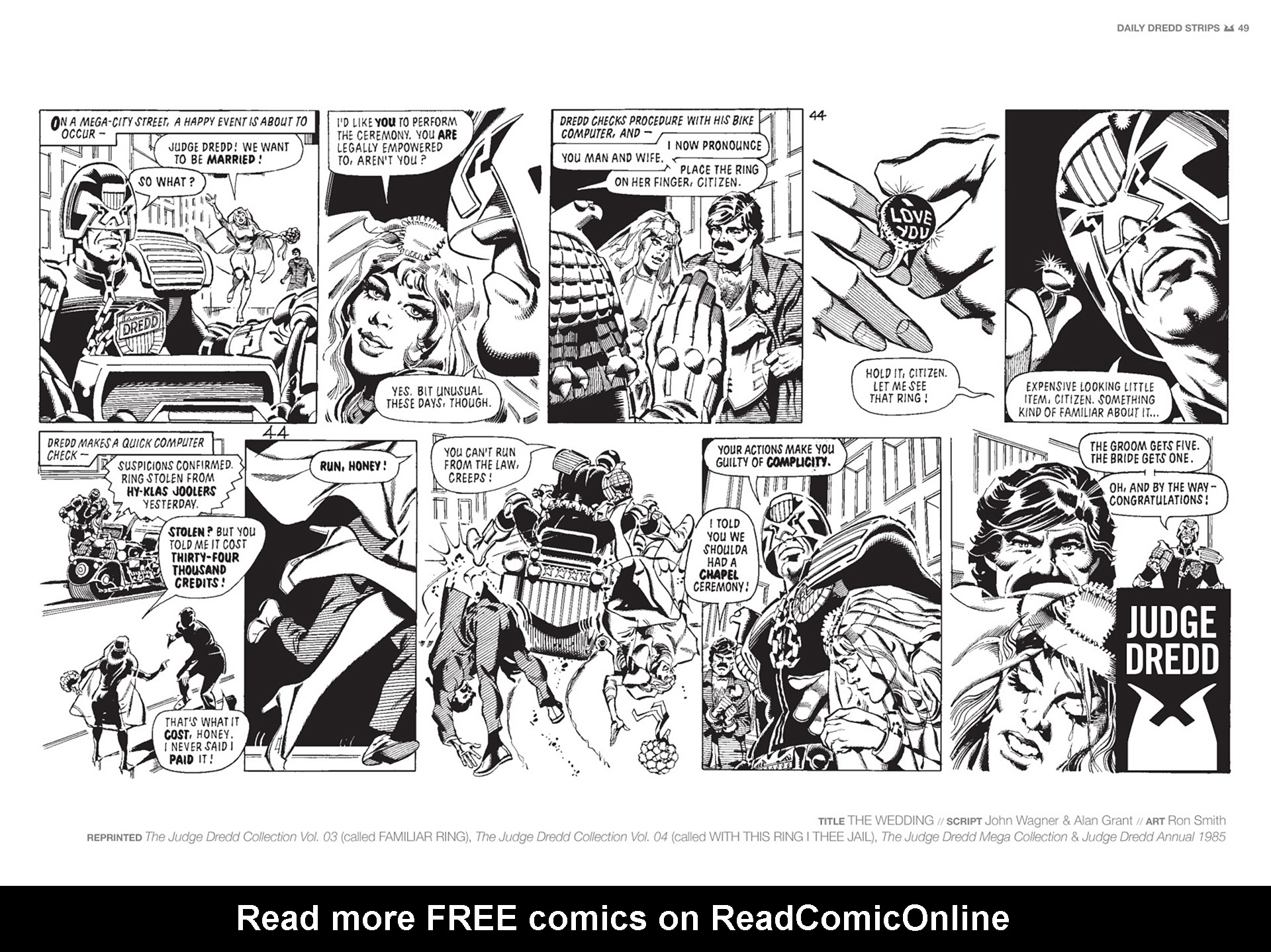 Read online Judge Dredd: The Daily Dredds comic -  Issue # TPB 1 - 52