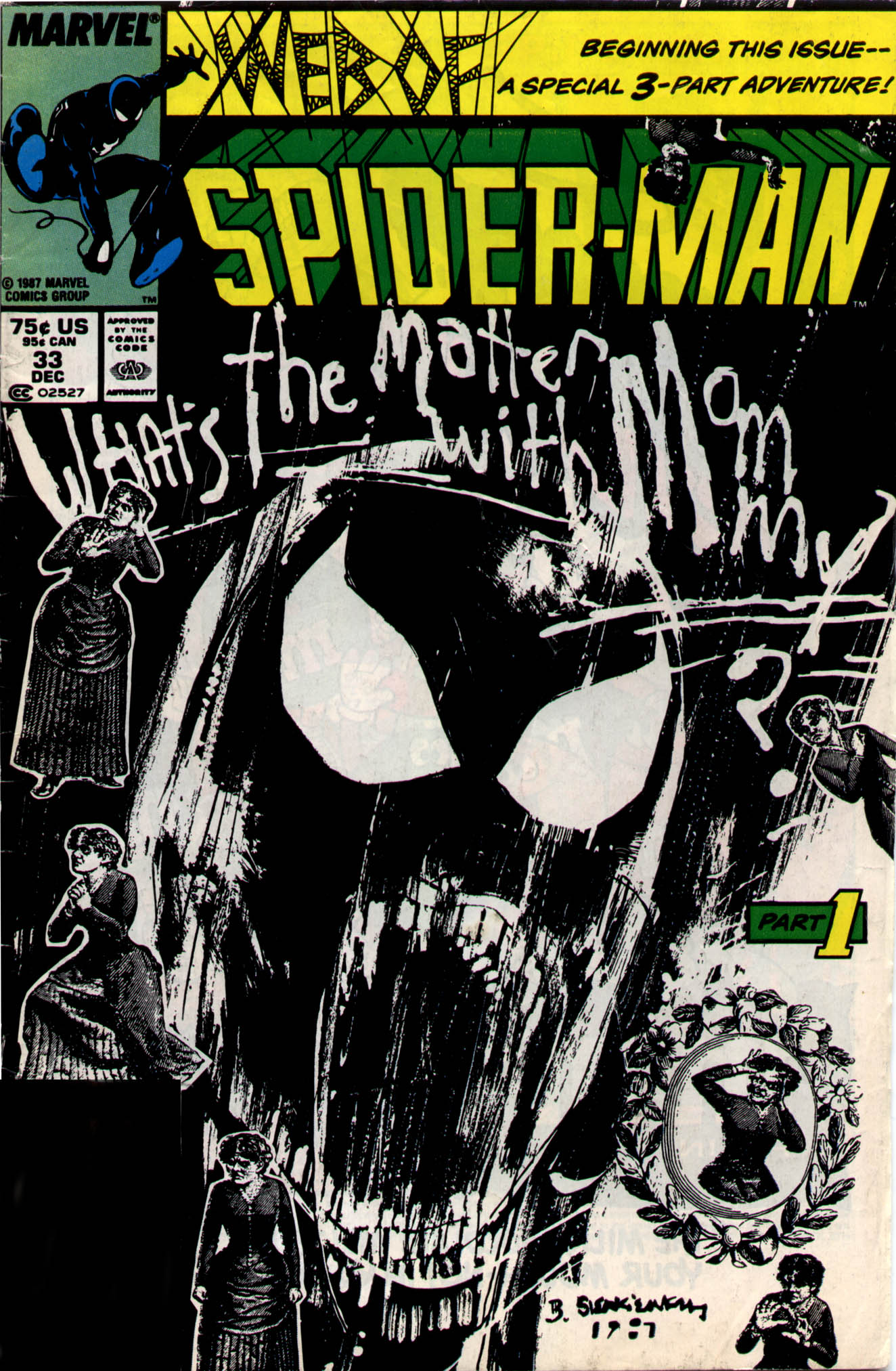 Read online Web of Spider-Man (1985) comic -  Issue #33 - 1