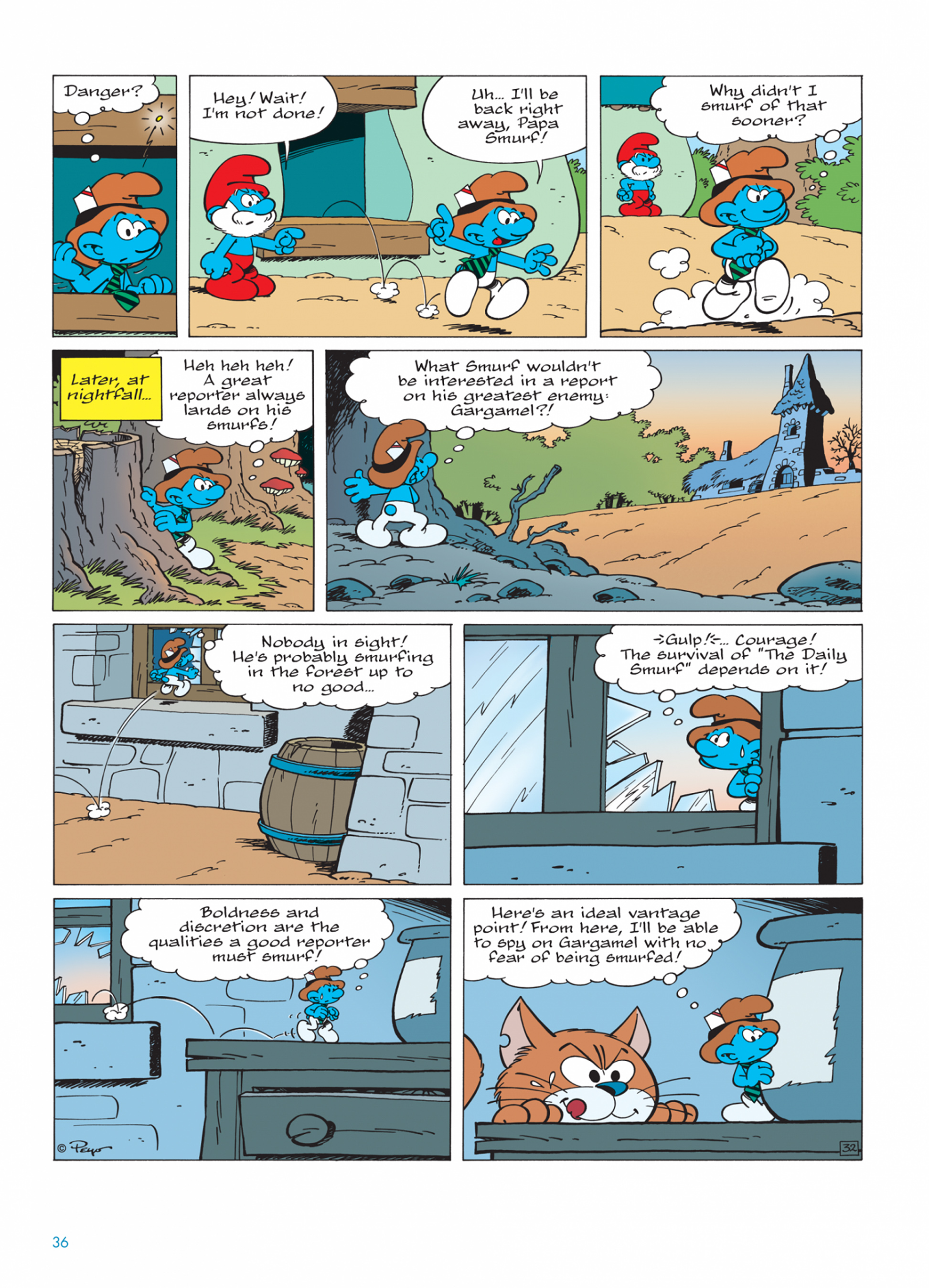 Read online The Smurfs comic -  Issue #24 - 36
