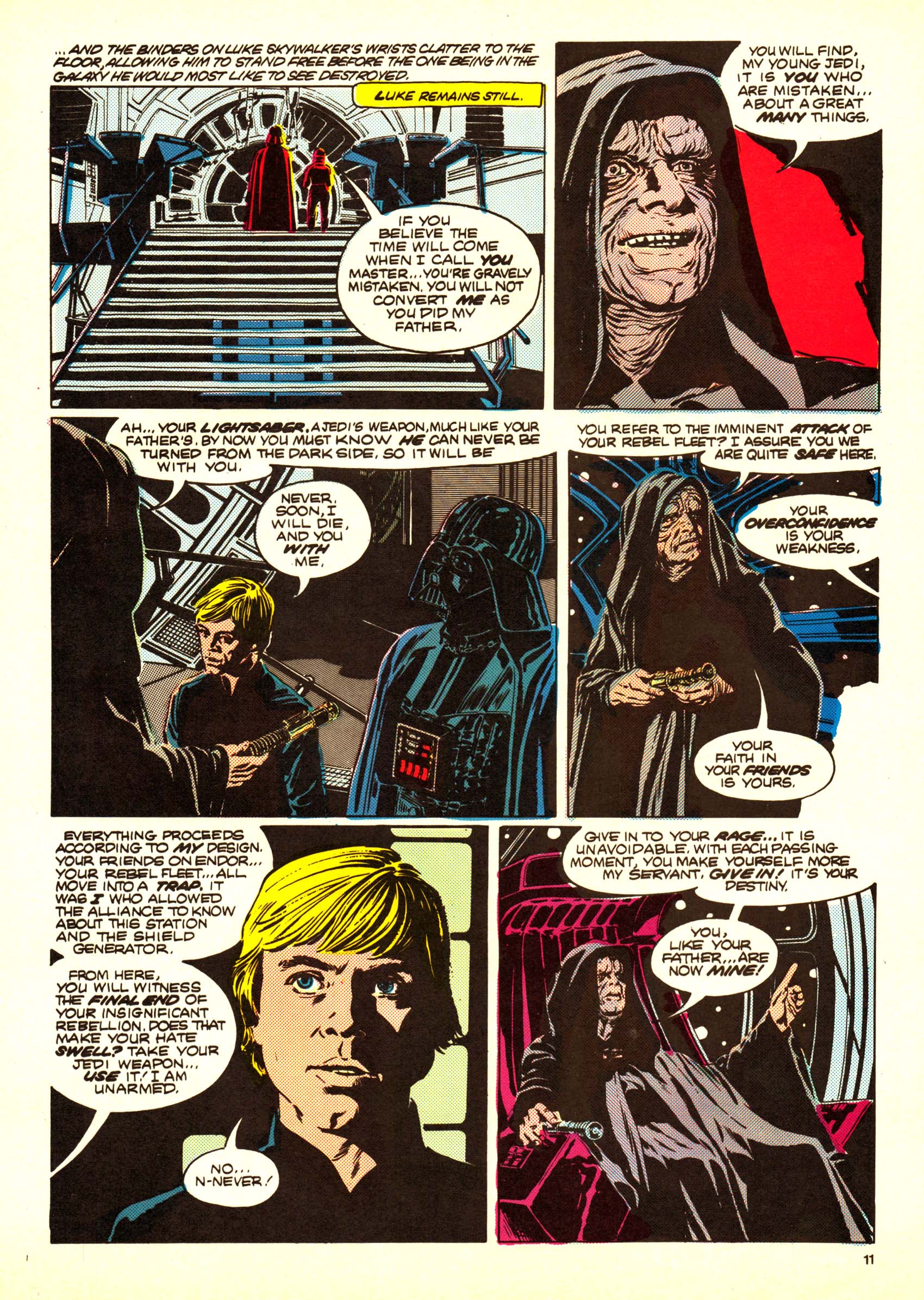Read online Return of the Jedi comic -  Issue #154 - 11
