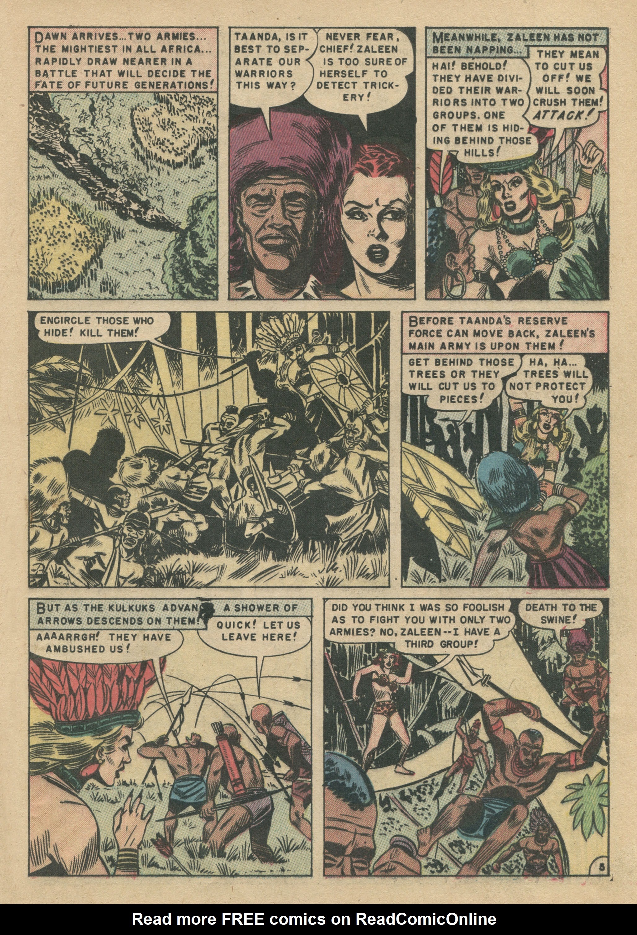 Read online Taanda White Princess of the Jungle comic -  Issue #2 - 21