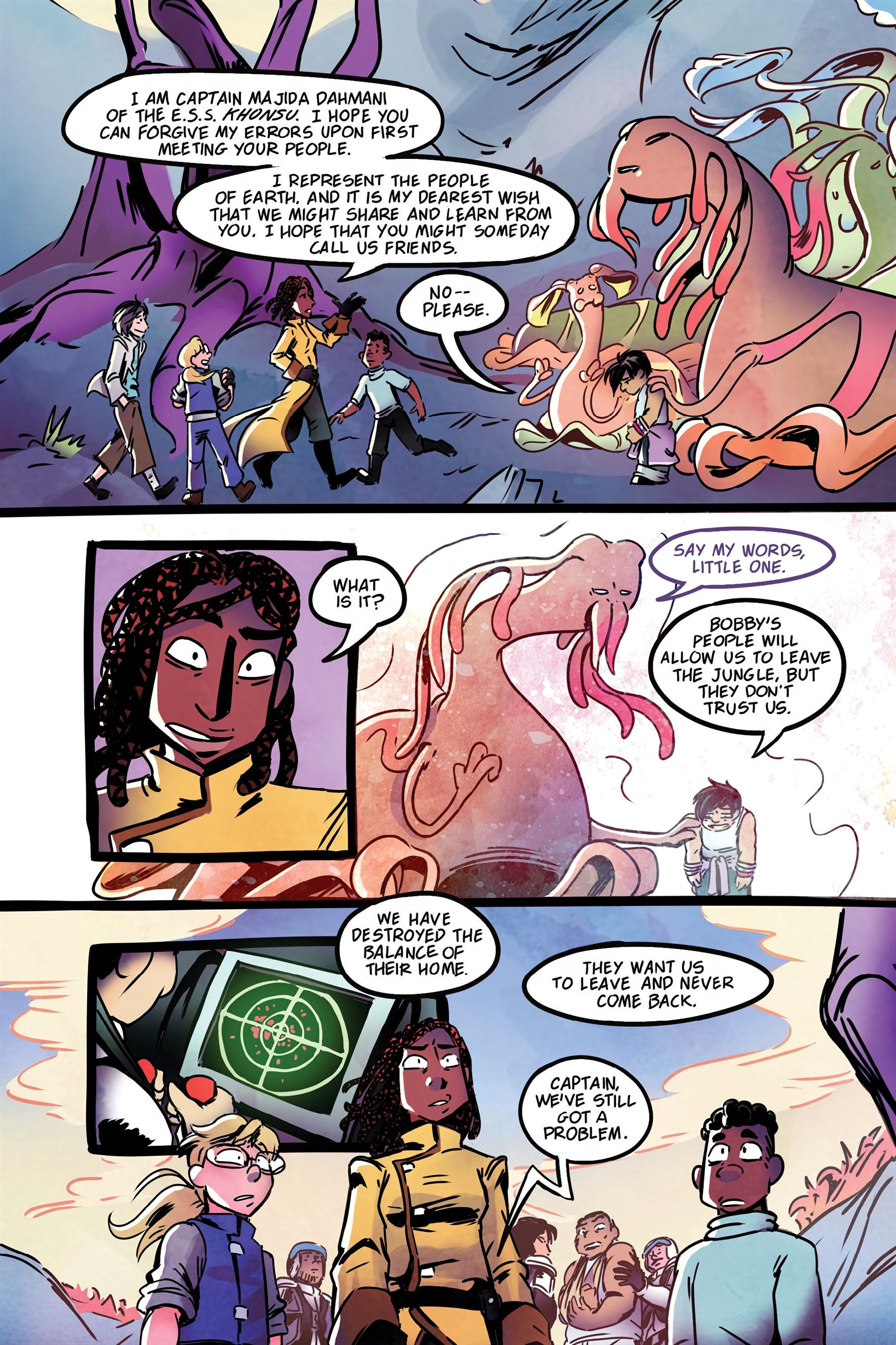 Read online Cosmic Cadets: Contact! comic -  Issue # TPB (Part 2) - 52
