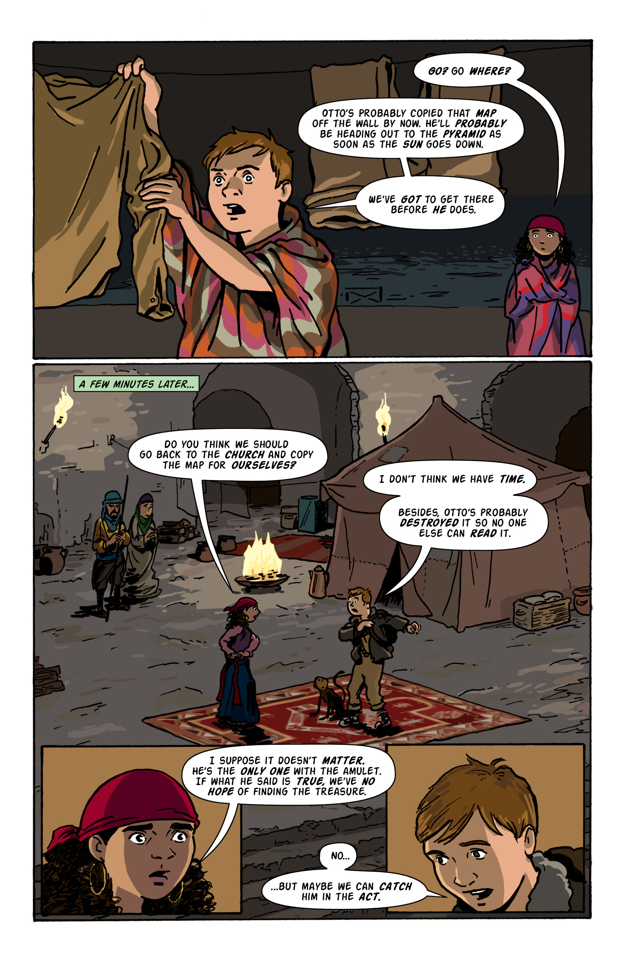 Read online Rocket Robinson and the Pharaoh's Fortune comic -  Issue # TPB (Part 2) - 72