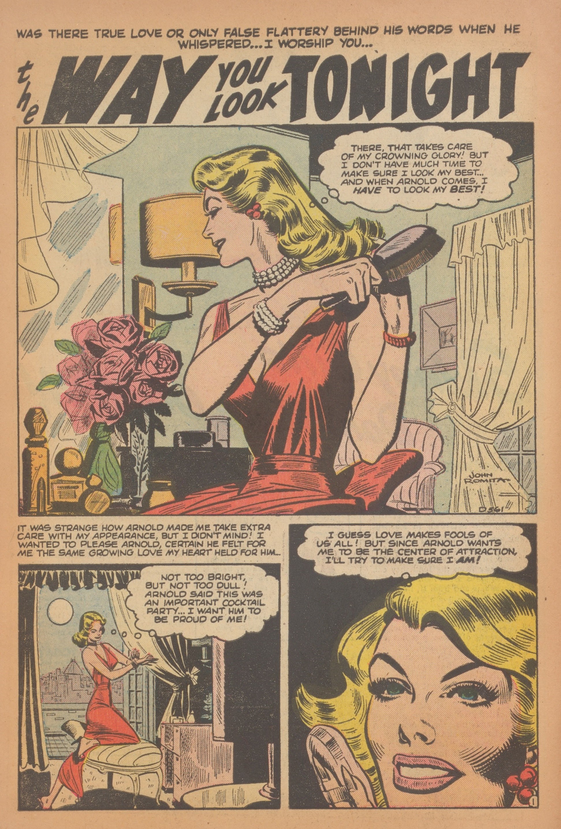 Read online Love Romances comic -  Issue #35 - 10