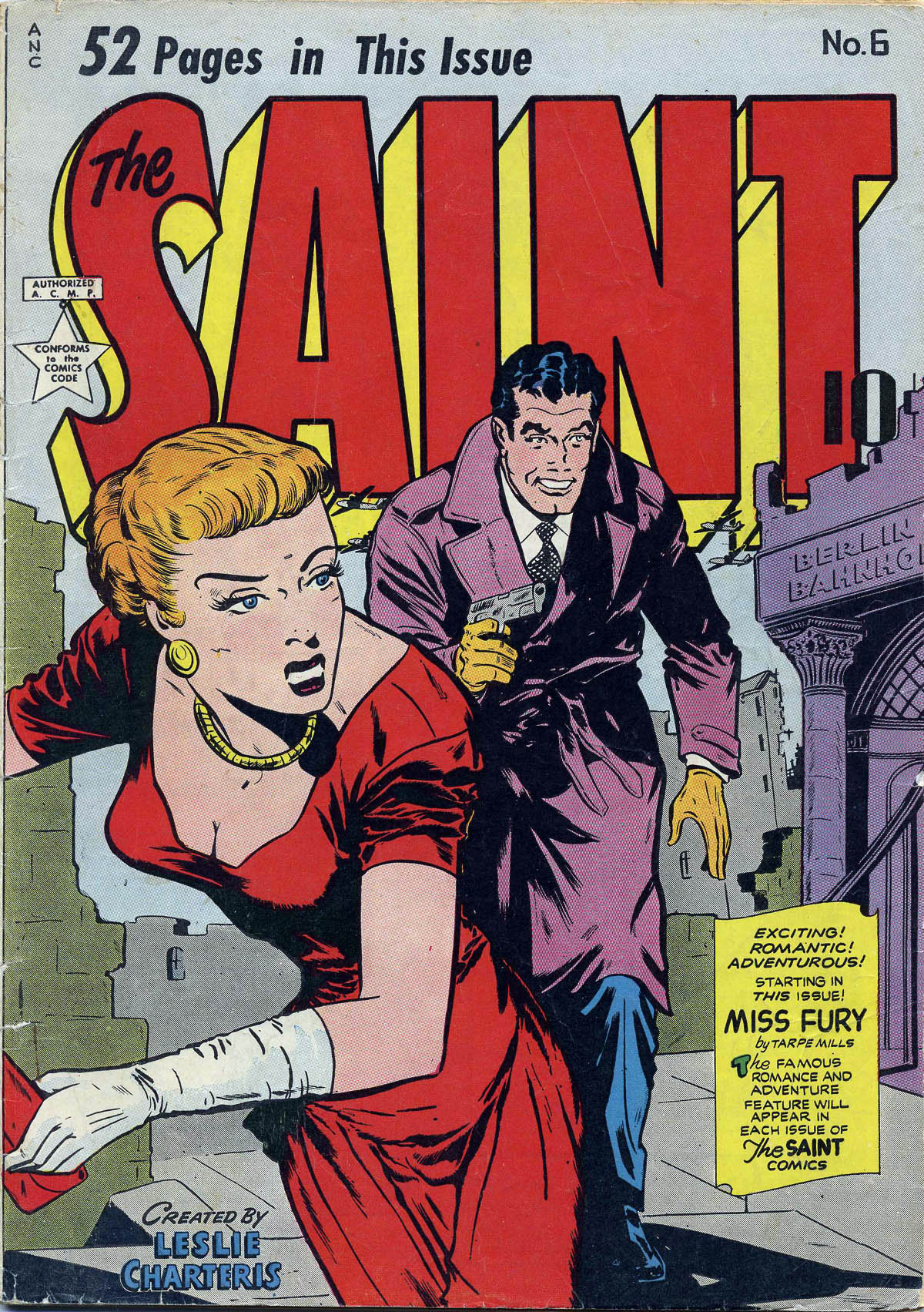 Read online The Saint (1947) comic -  Issue #6 - 1