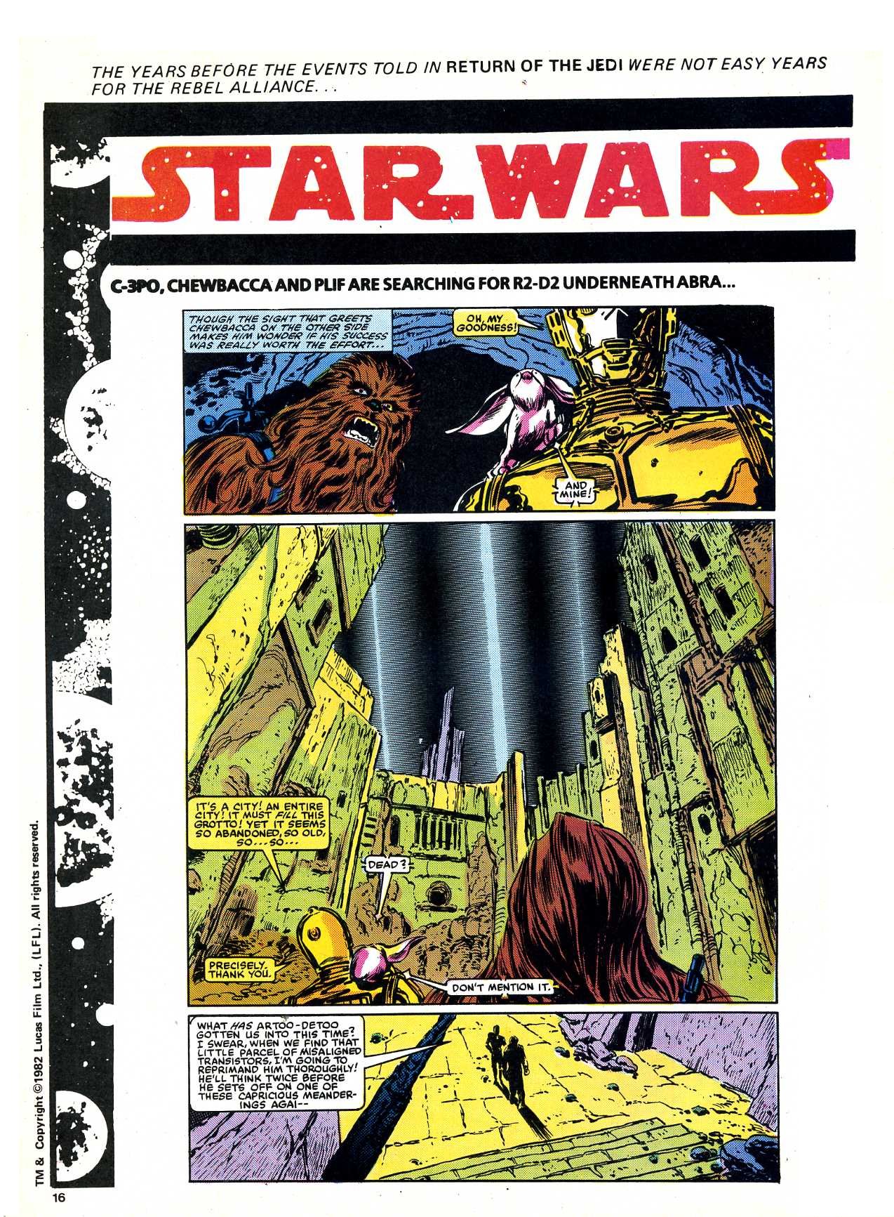 Read online Return of the Jedi comic -  Issue #137 - 16