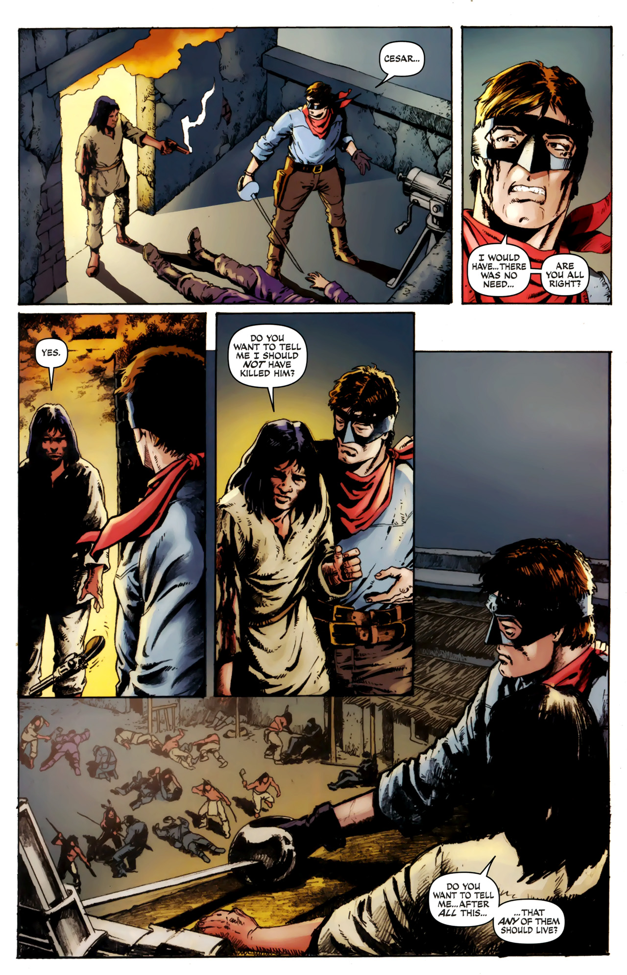 Read online The Lone Ranger & Zorro: The Death of Zorro comic -  Issue #5 - 20
