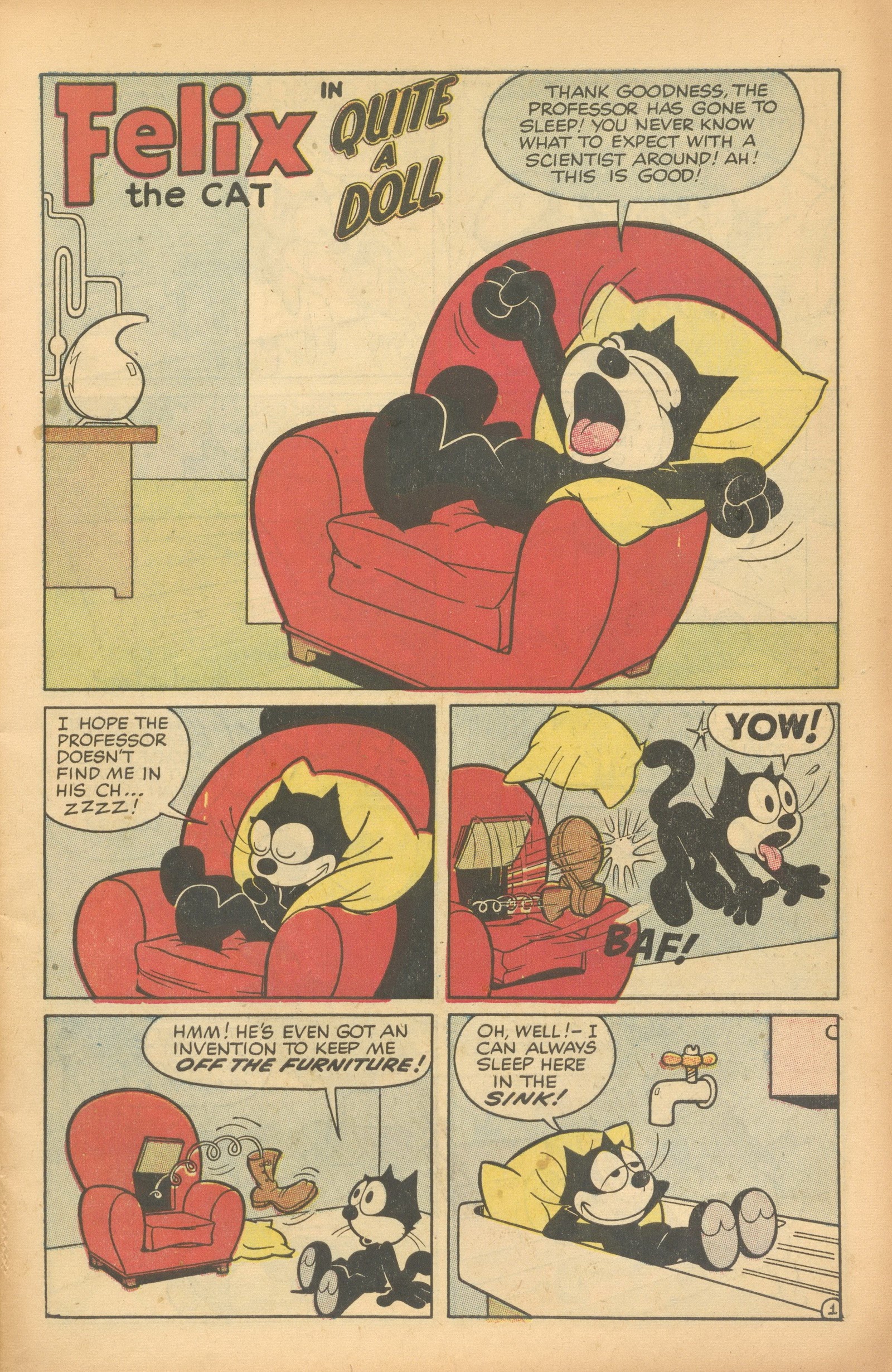 Read online Felix the Cat (1955) comic -  Issue #64 - 5