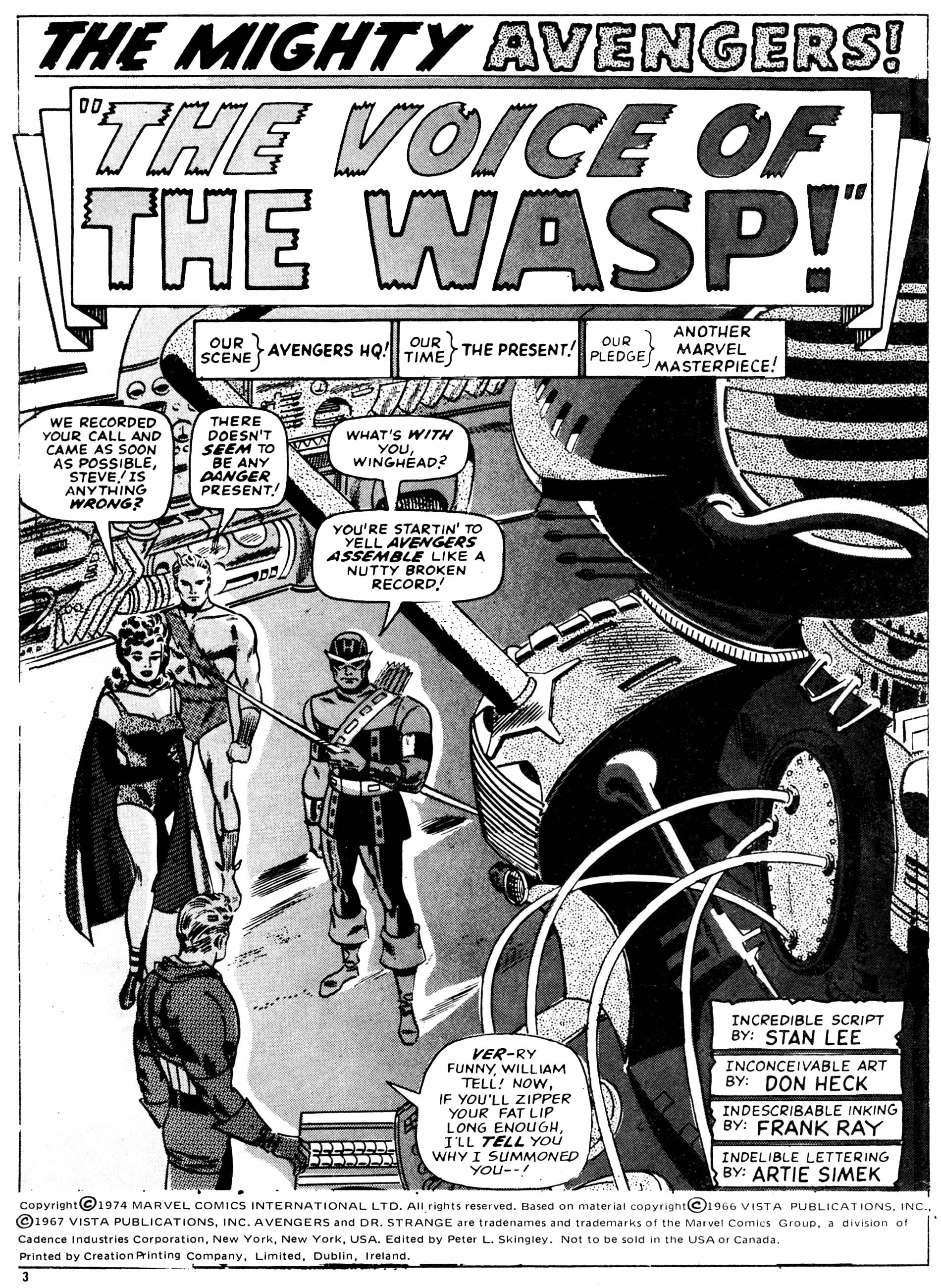 Read online The Avengers (1973) comic -  Issue #23 - 3