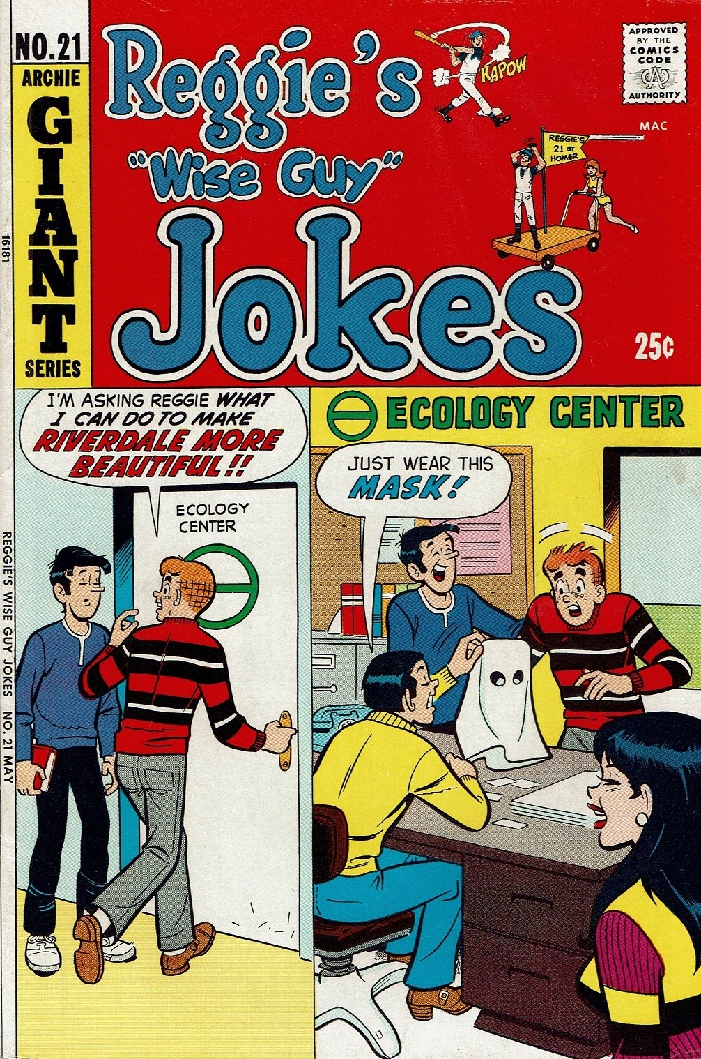 Read online Reggie's Wise Guy Jokes comic -  Issue #21 - 1