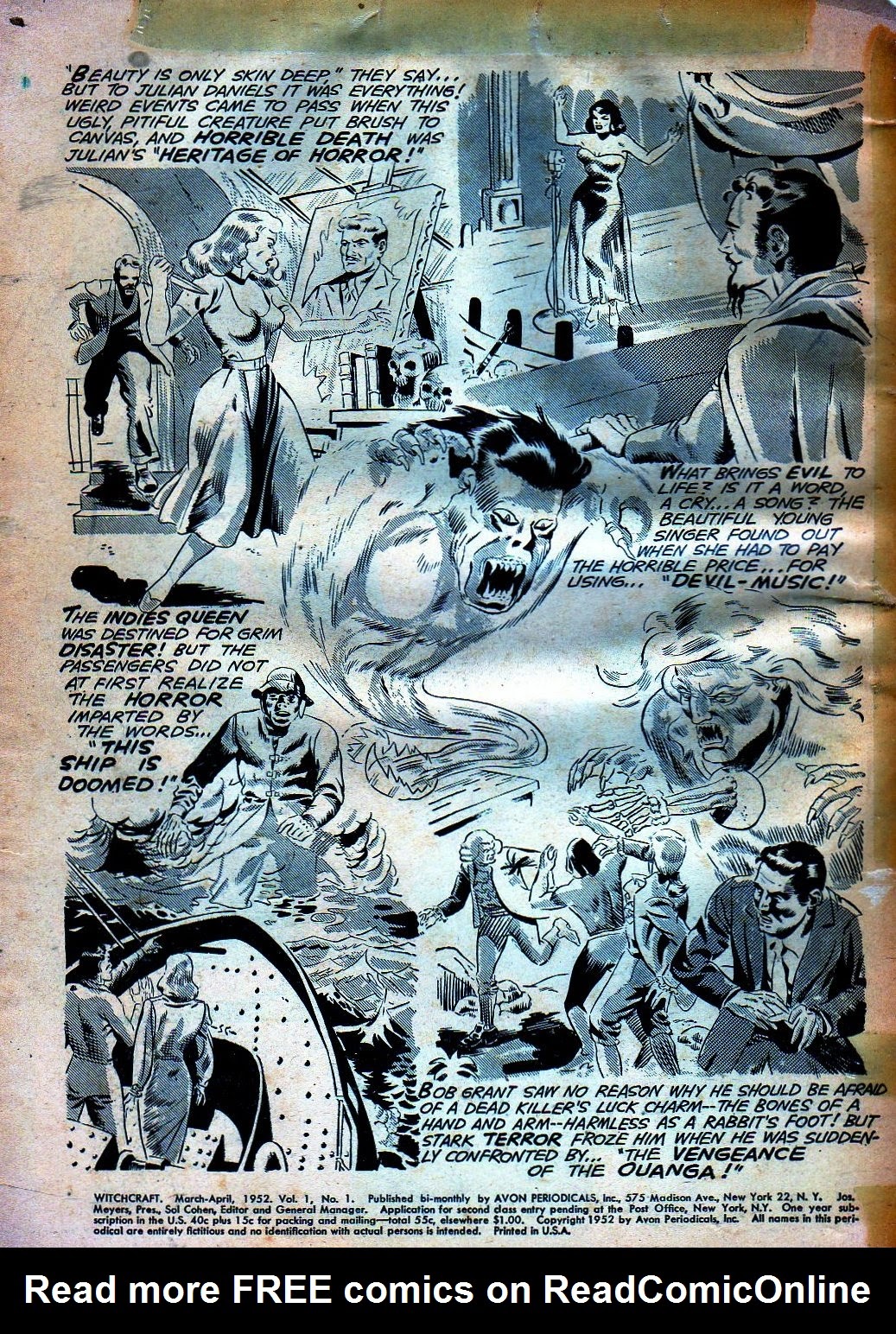 Read online Witchcraft (1952) comic -  Issue #1 - 2