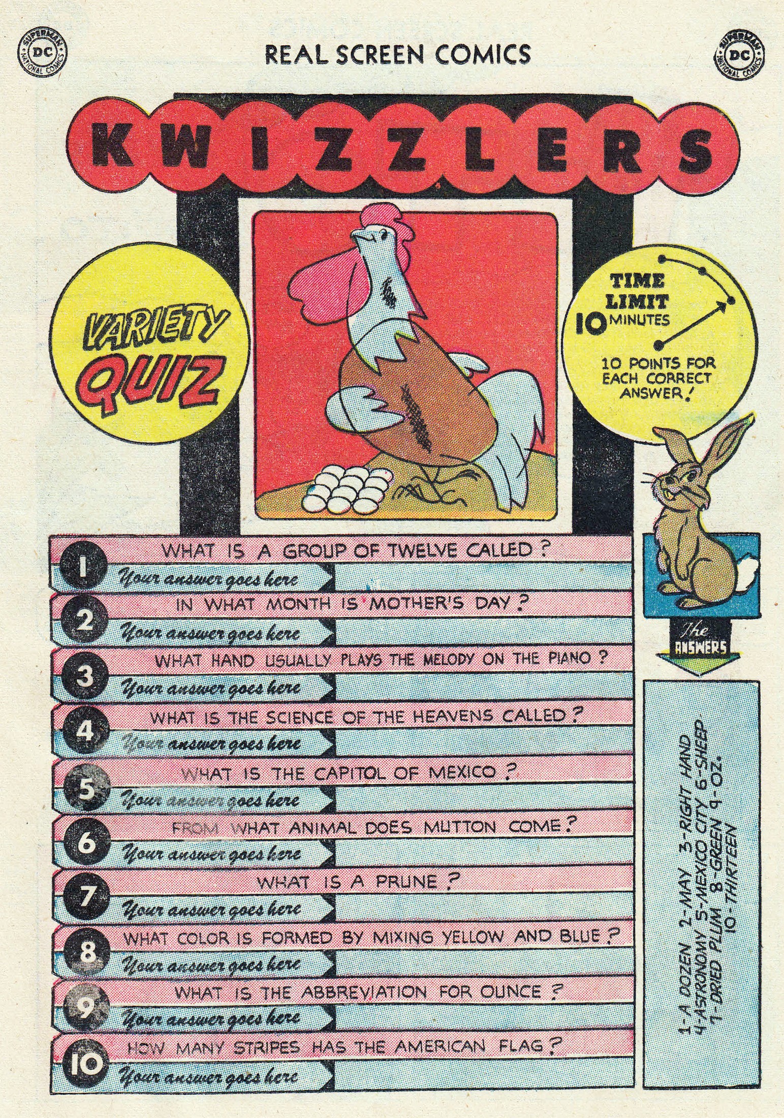 Read online Real Screen Comics comic -  Issue #81 - 17