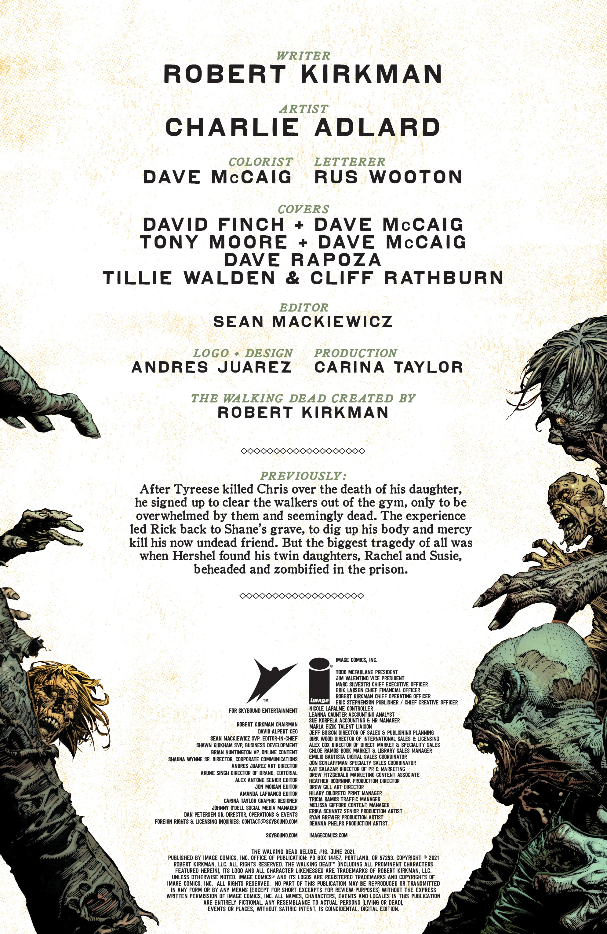 Read online The Walking Dead Deluxe comic -  Issue #16 - 2