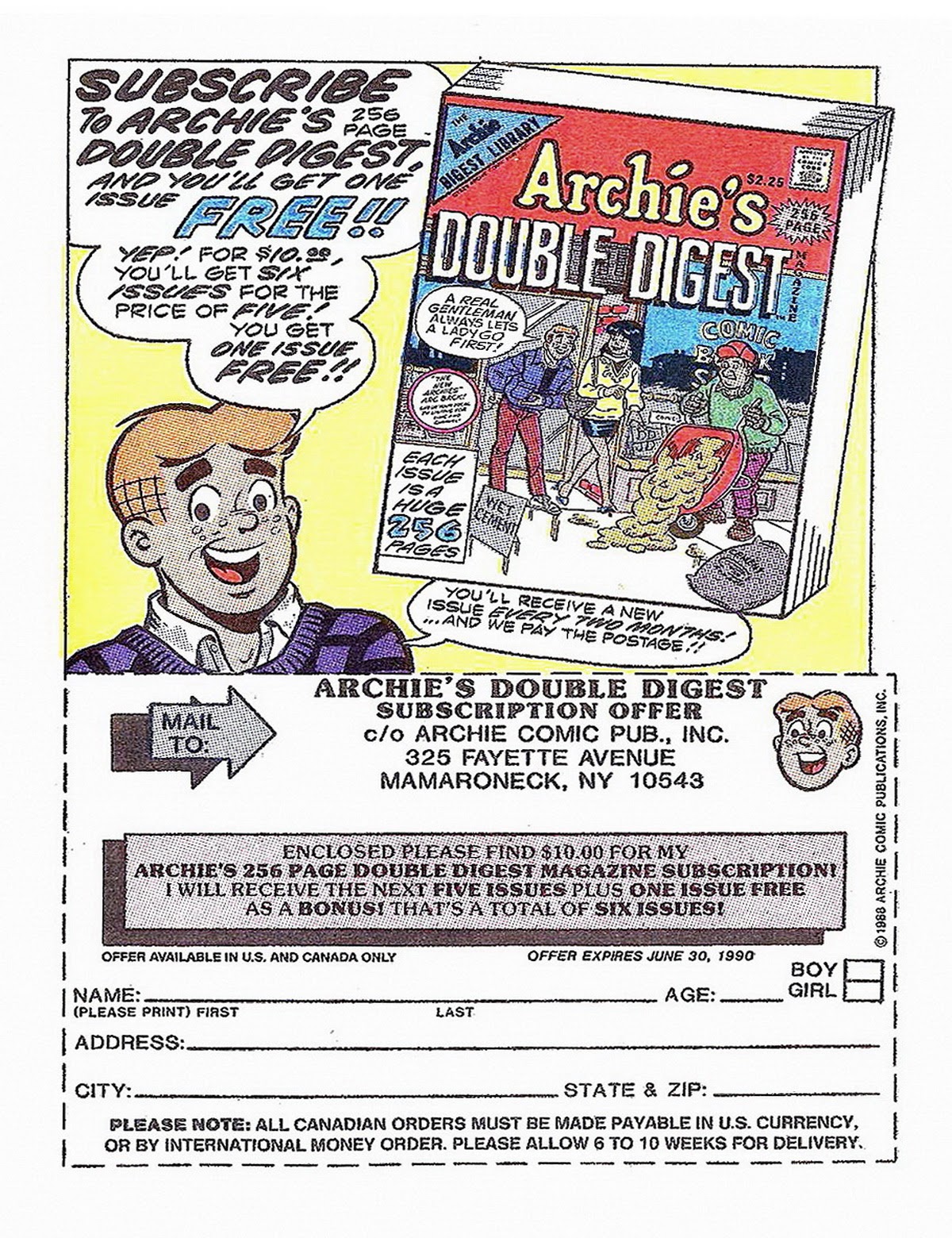 Read online Archie's Double Digest Magazine comic -  Issue #45 - 249