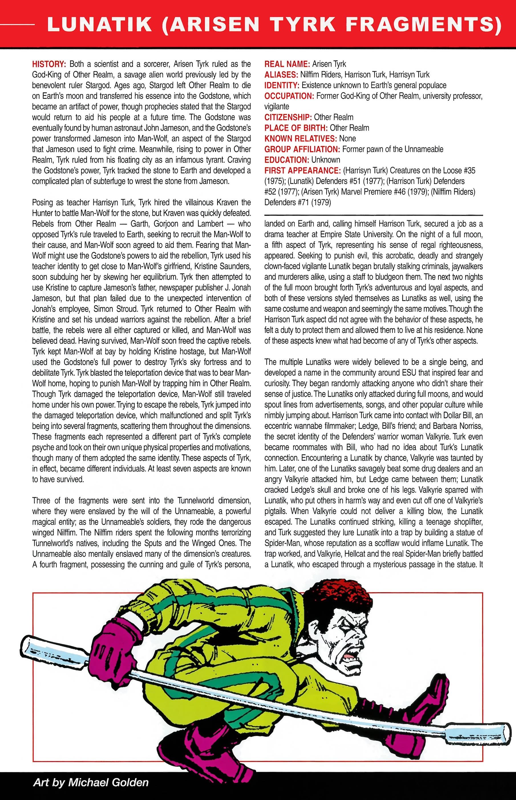Read online Official Handbook of the Marvel Universe A to Z comic -  Issue # TPB 6 (Part 2) - 97