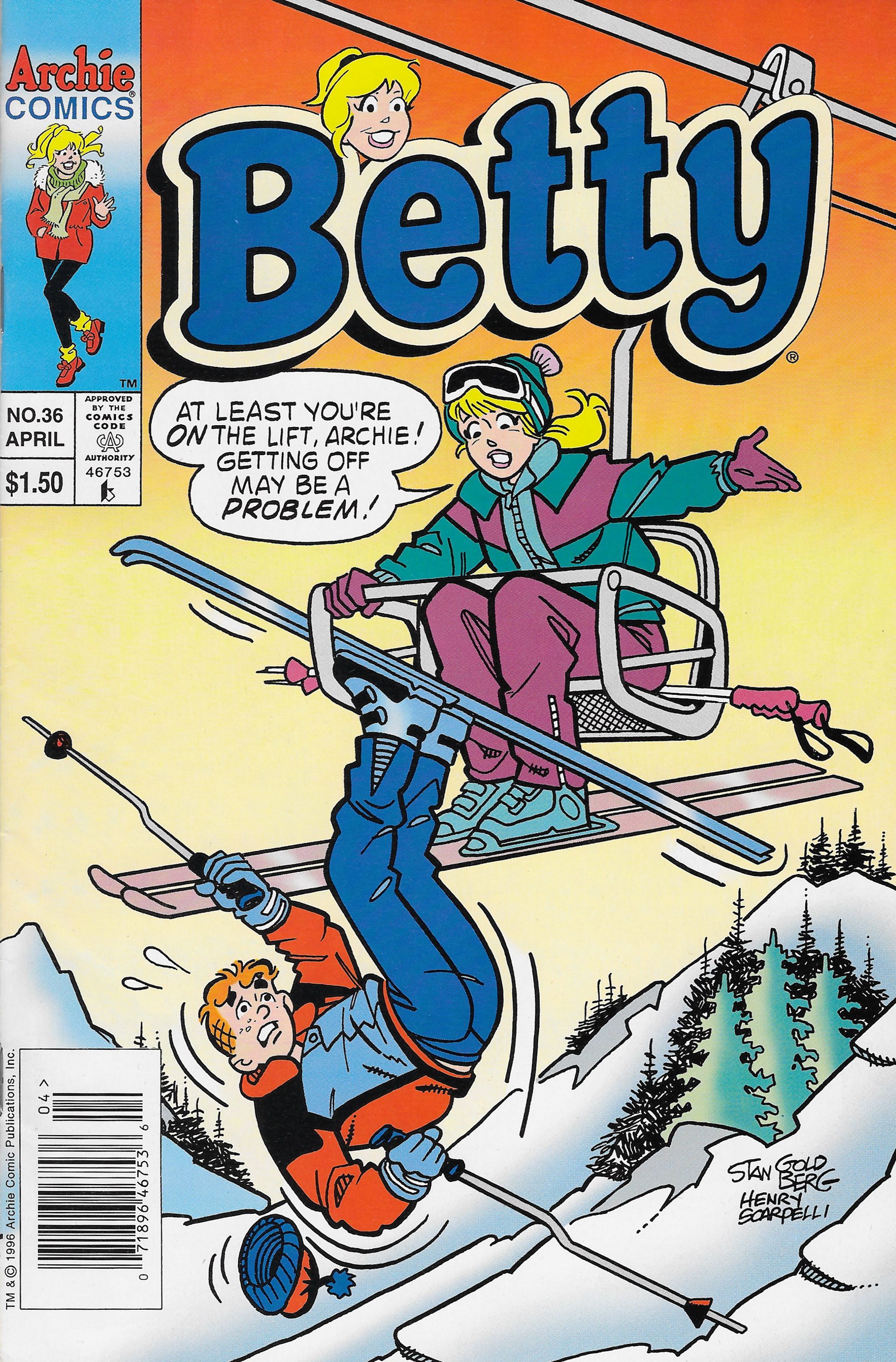 Read online Betty comic -  Issue #36 - 1