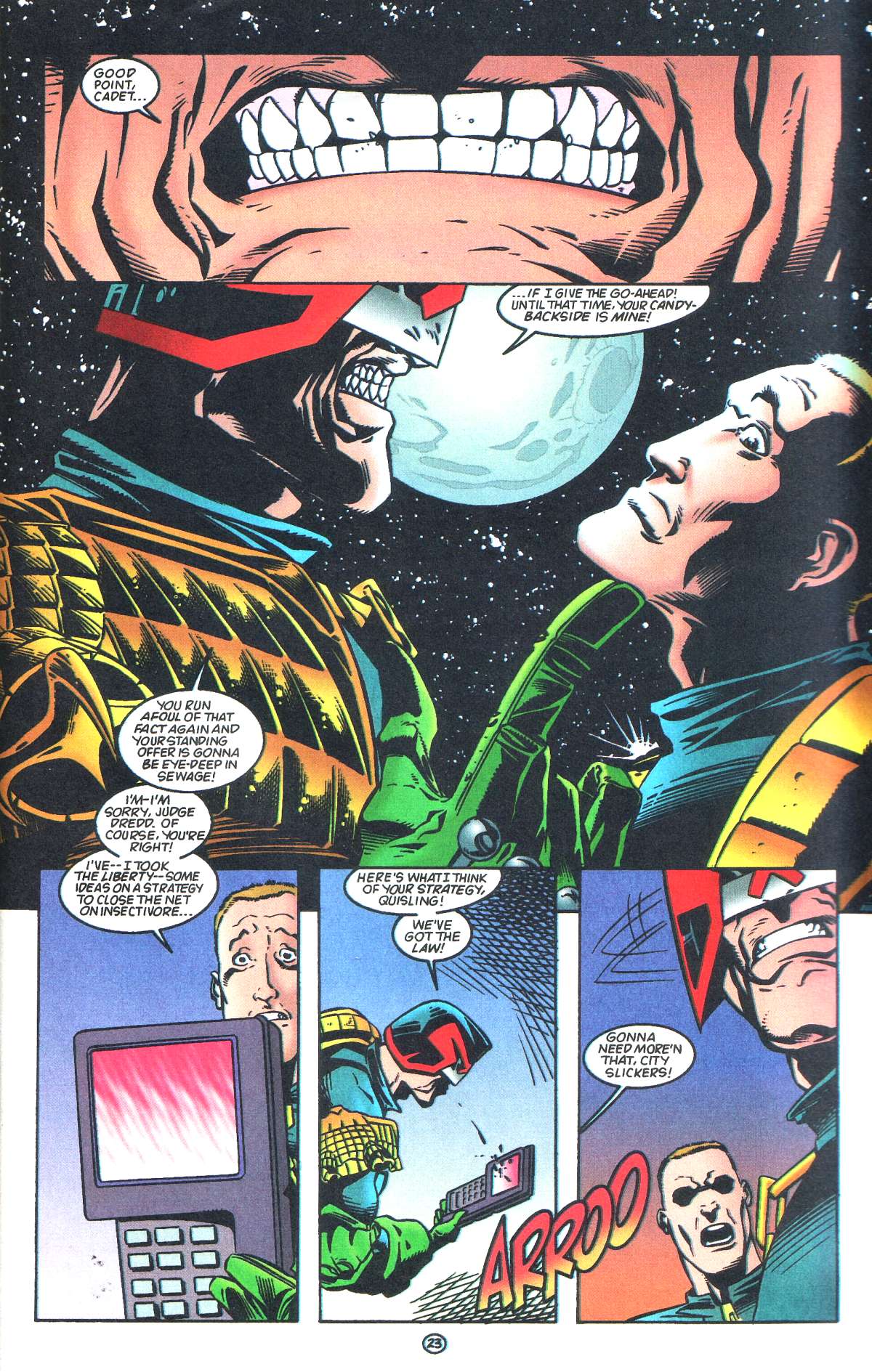 Read online Judge Dredd: Legends of the Law comic -  Issue #5 - 29