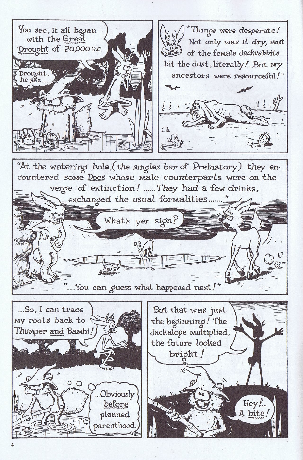 Read online Tales Of The Jackalope comic -  Issue #1 - 6