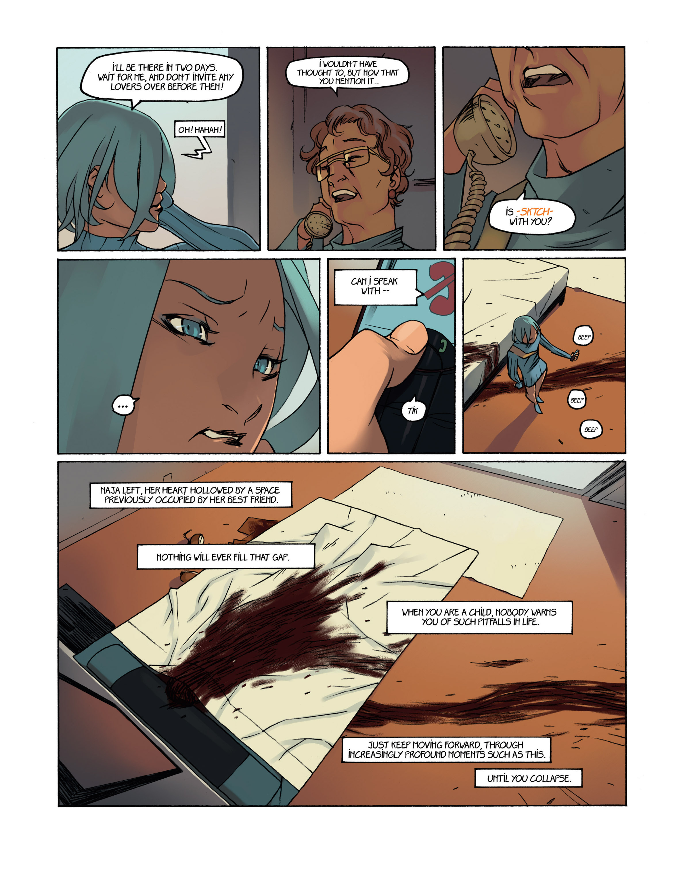 Read online Naja comic -  Issue #6 - 18