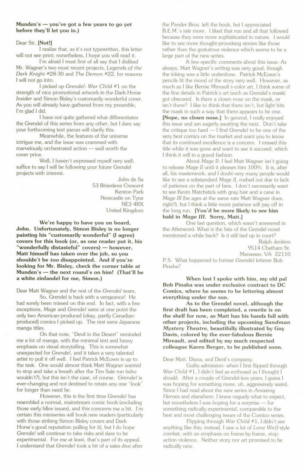 Read online Grendel: War Child comic -  Issue #5 - 30