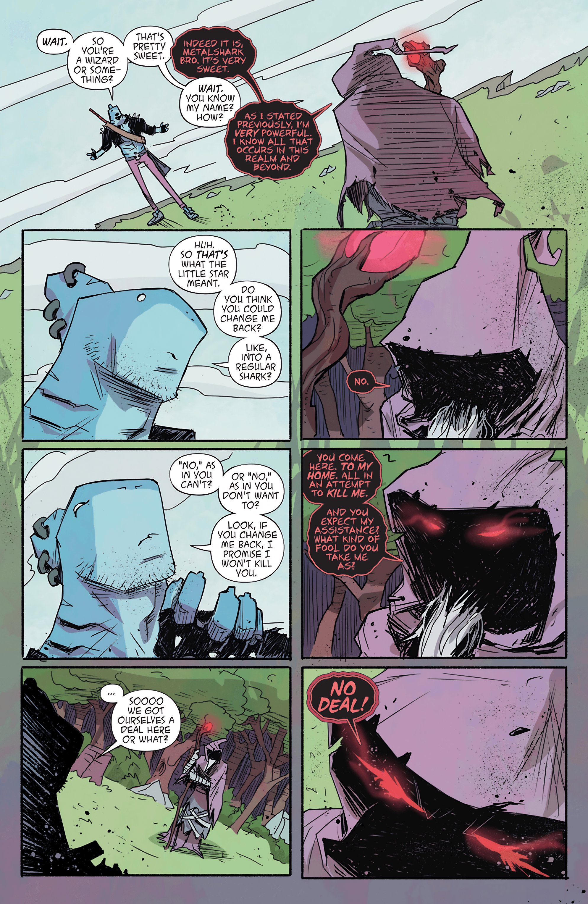 Read online Metalshark Bro: What the Fin? comic -  Issue # TPB - 20