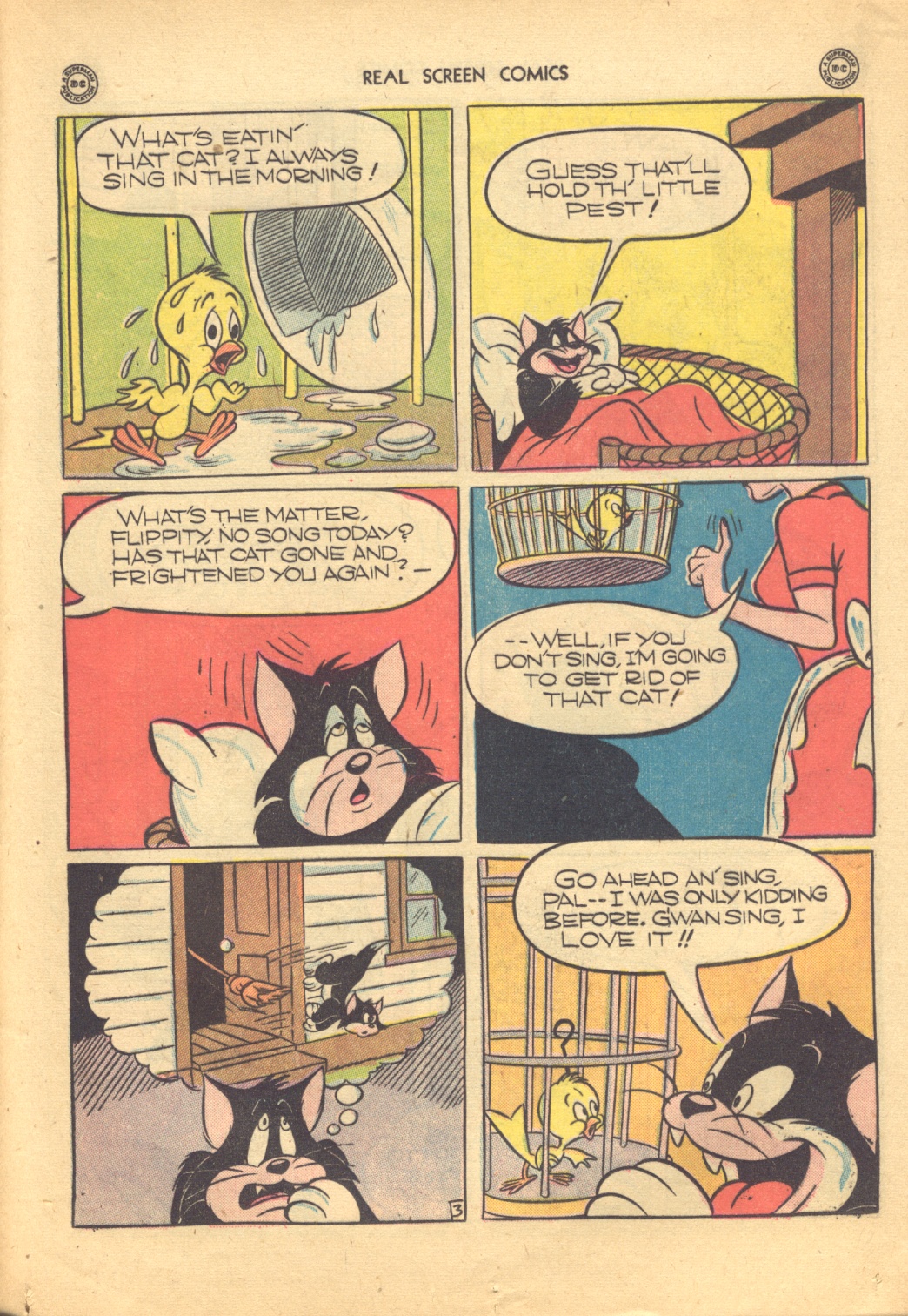 Read online Real Screen Comics comic -  Issue #3 - 36
