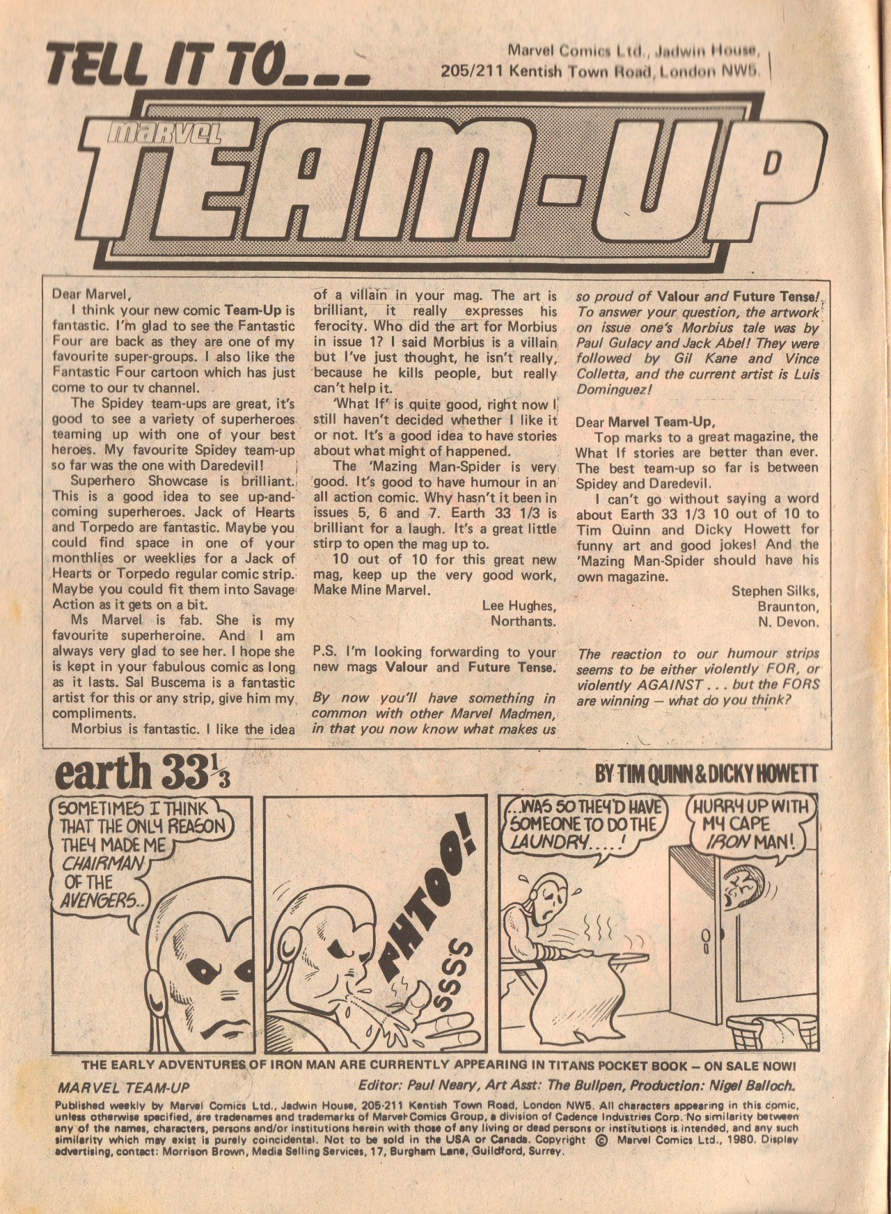 Read online Marvel Team-Up (1980) comic -  Issue #11 - 2