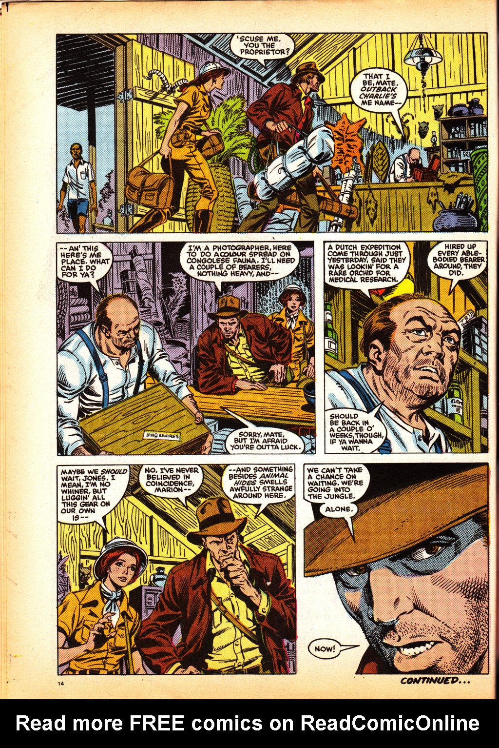 Read online Indiana Jones comic -  Issue #4 - 14