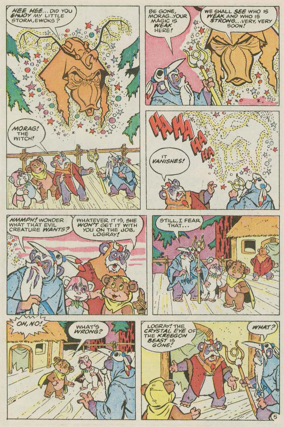 Read online Ewoks (1987) comic -  Issue #8 - 6