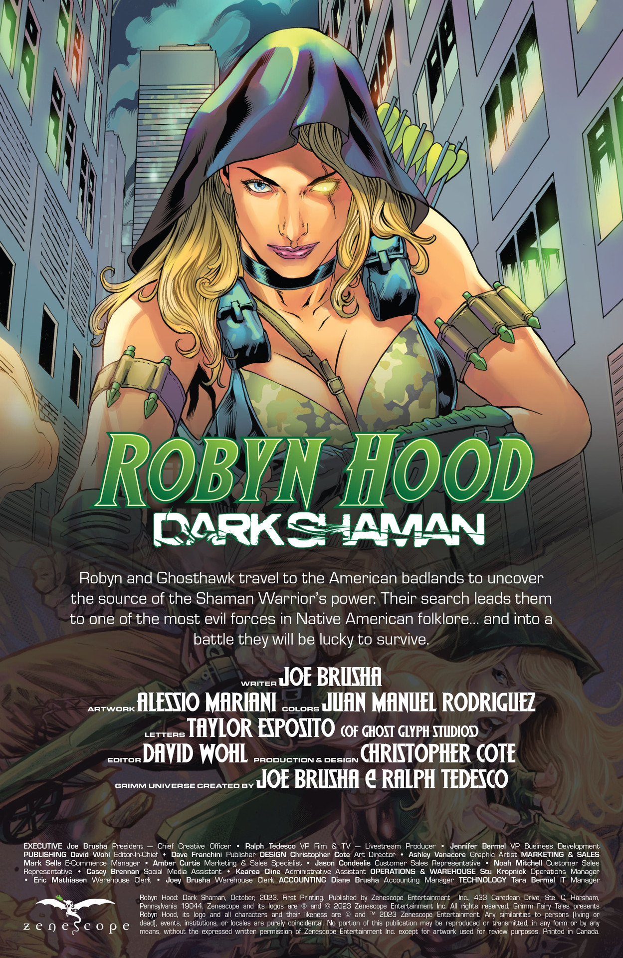 Read online Robyn Hood: Dark Shaman comic -  Issue # Full - 2