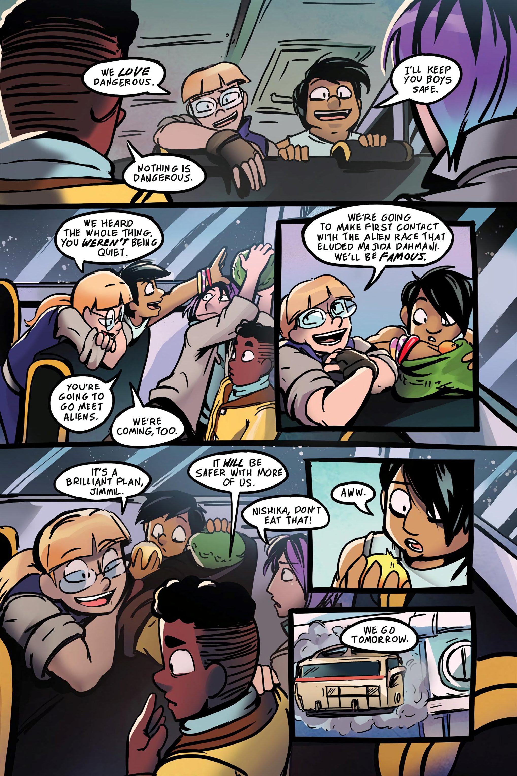 Read online Cosmic Cadets: Contact! comic -  Issue # TPB (Part 1) - 19