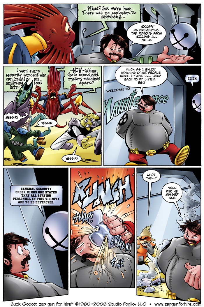 Read online Buck Godot - Zap Gun For Hire comic -  Issue #6 - 8