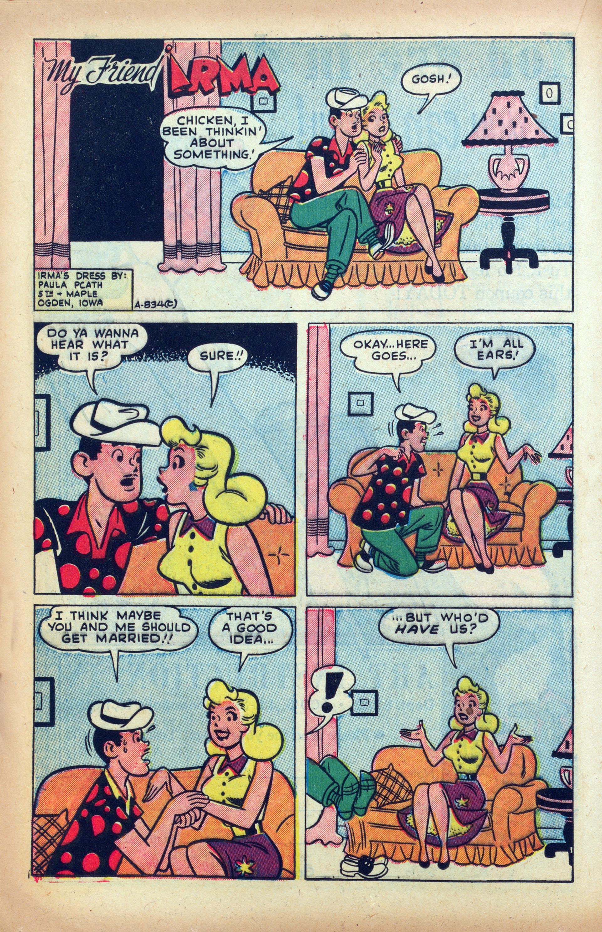 Read online My Friend Irma comic -  Issue #25 - 16