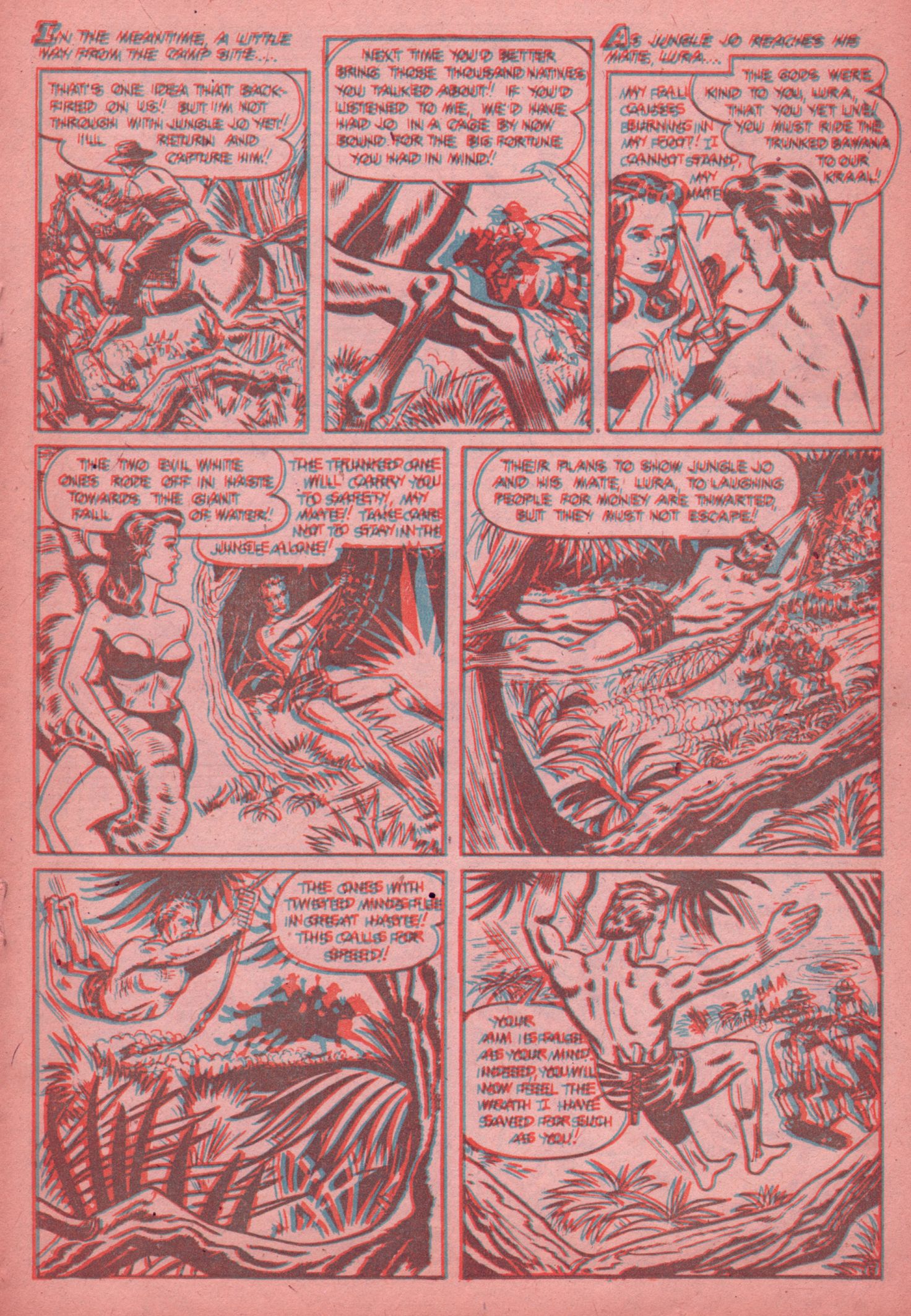 Read online Jungle Thrills 3-D comic -  Issue # Full - 19