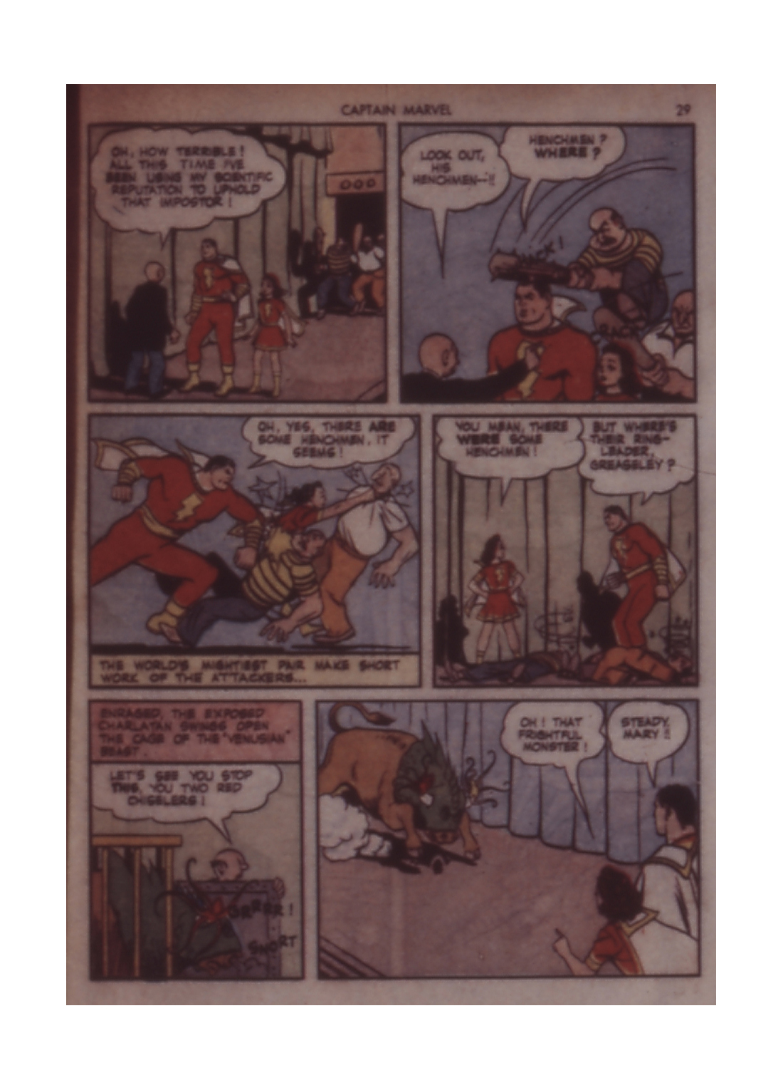 Read online Captain Marvel Adventures comic -  Issue #19 - 29