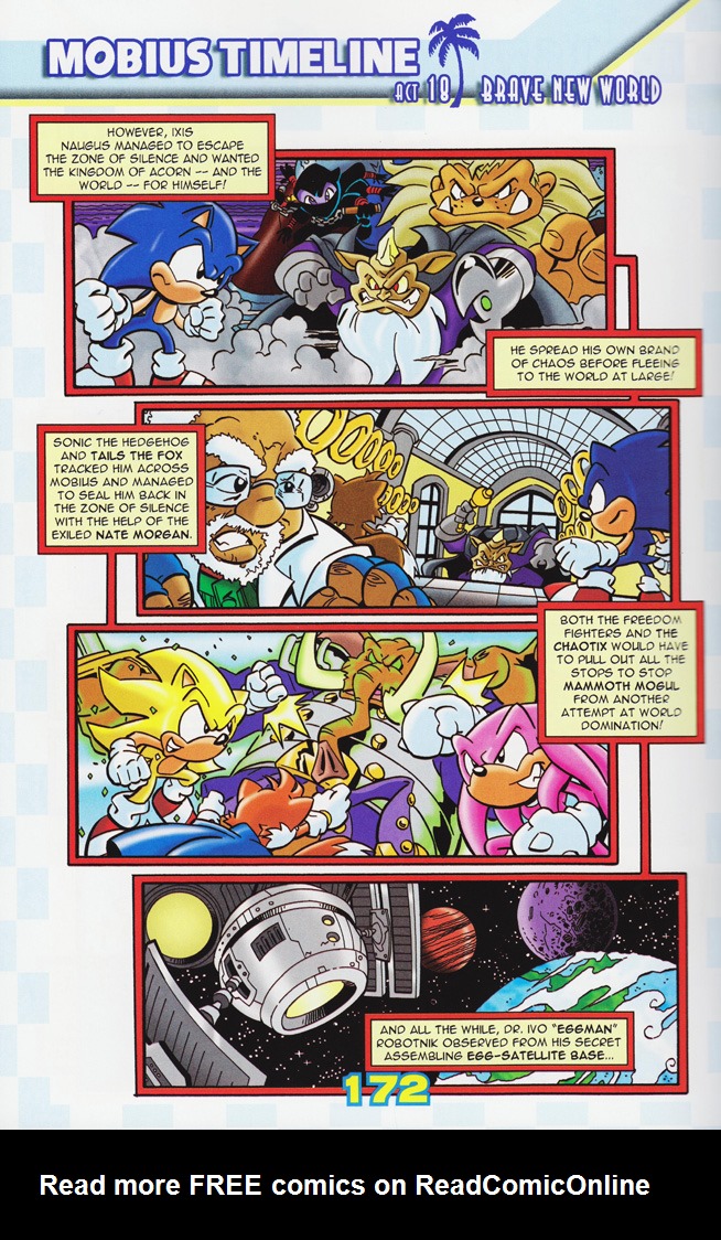Read online Sonic the Hedgehog: The Complete Sonic Comic Encyclopedia comic -  Issue # TPB - 174