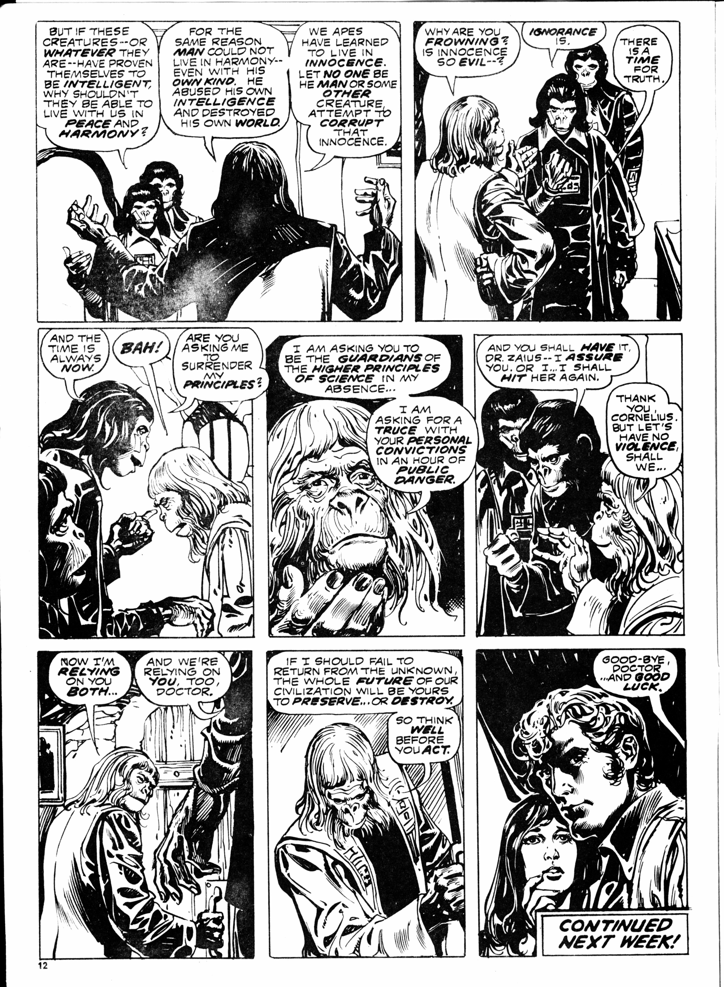 Read online Planet of the Apes (1974) comic -  Issue #37 - 12