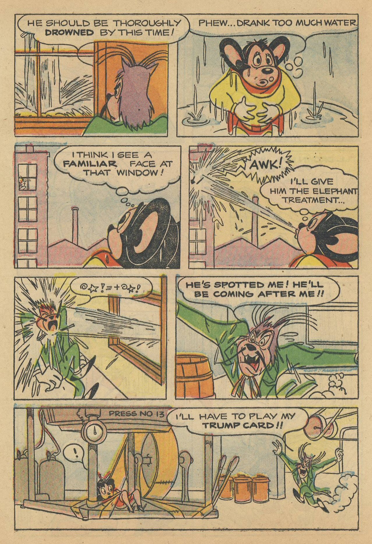 Read online Paul Terry's Mighty Mouse Comics comic -  Issue #45 - 48