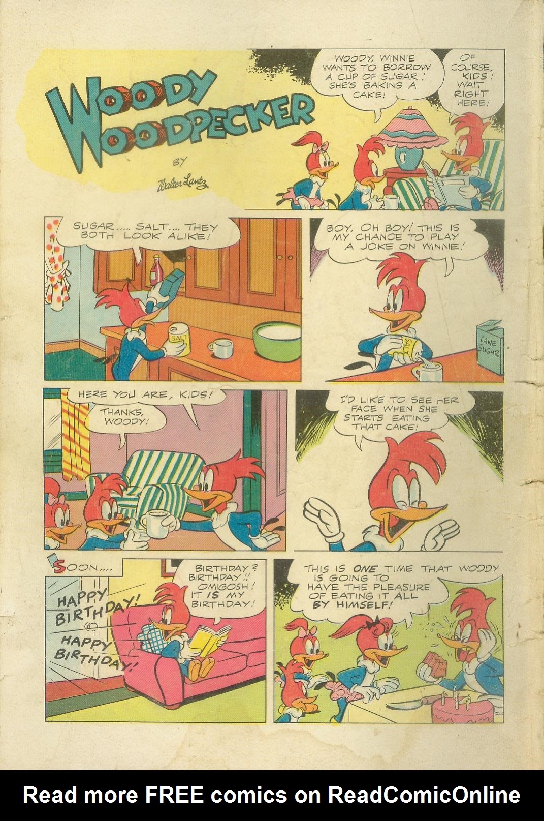 Read online Walter Lantz Woody Woodpecker (1952) comic -  Issue #29 - 36